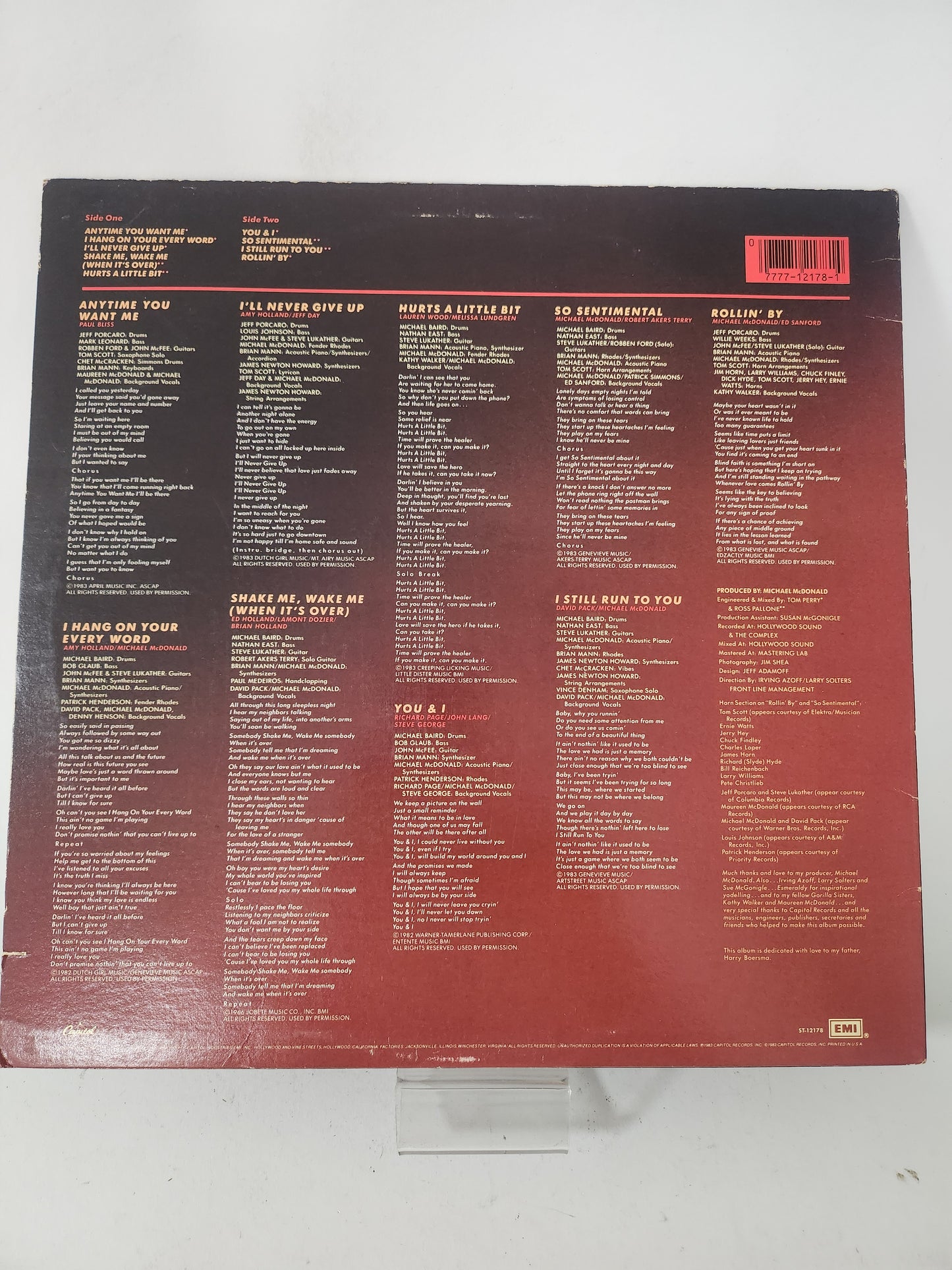 On Your Every Word: Amy Holland LP Vinyl