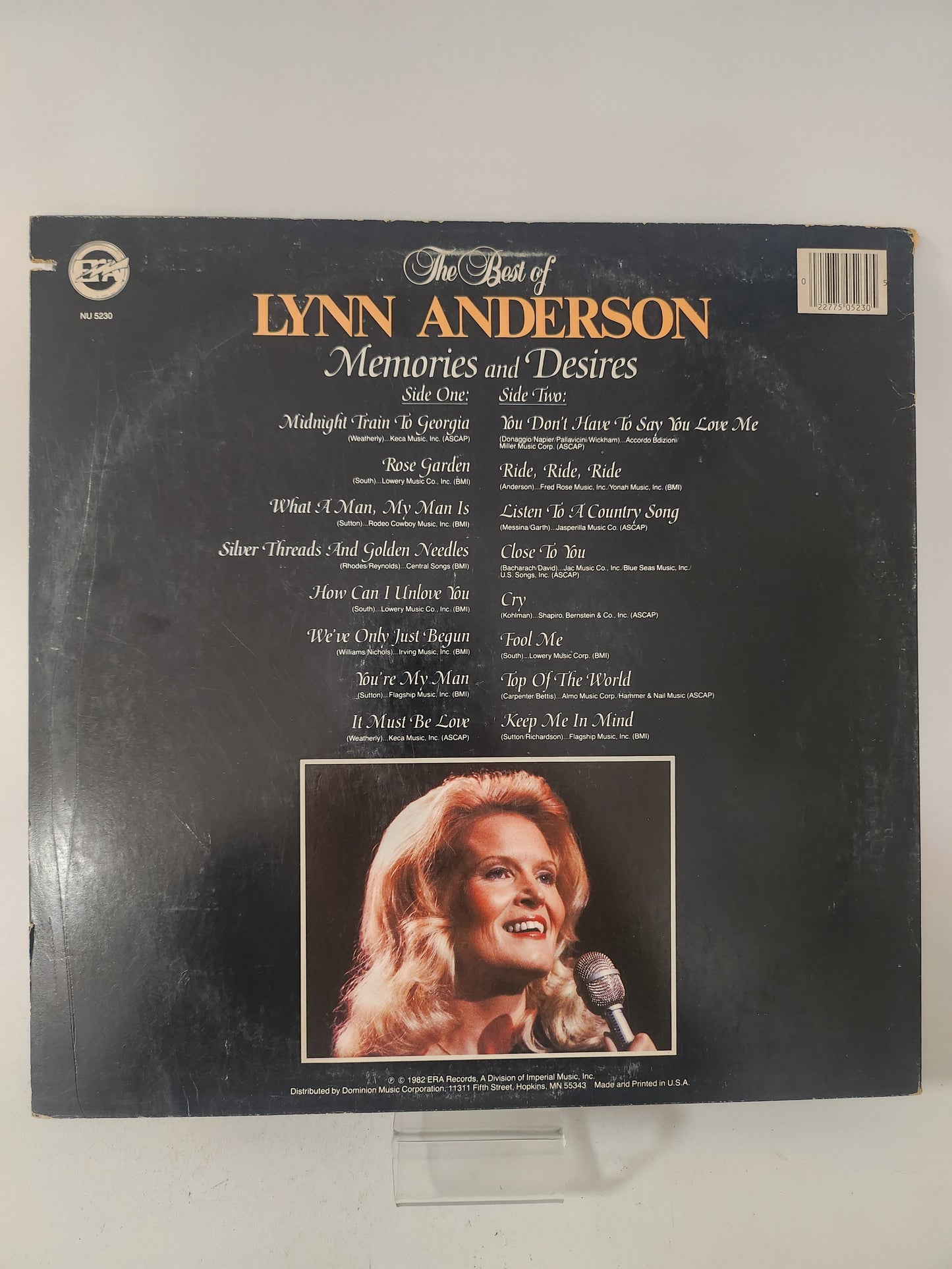 Best of Lynn Anderson: Memories and Desires LP Vinyl