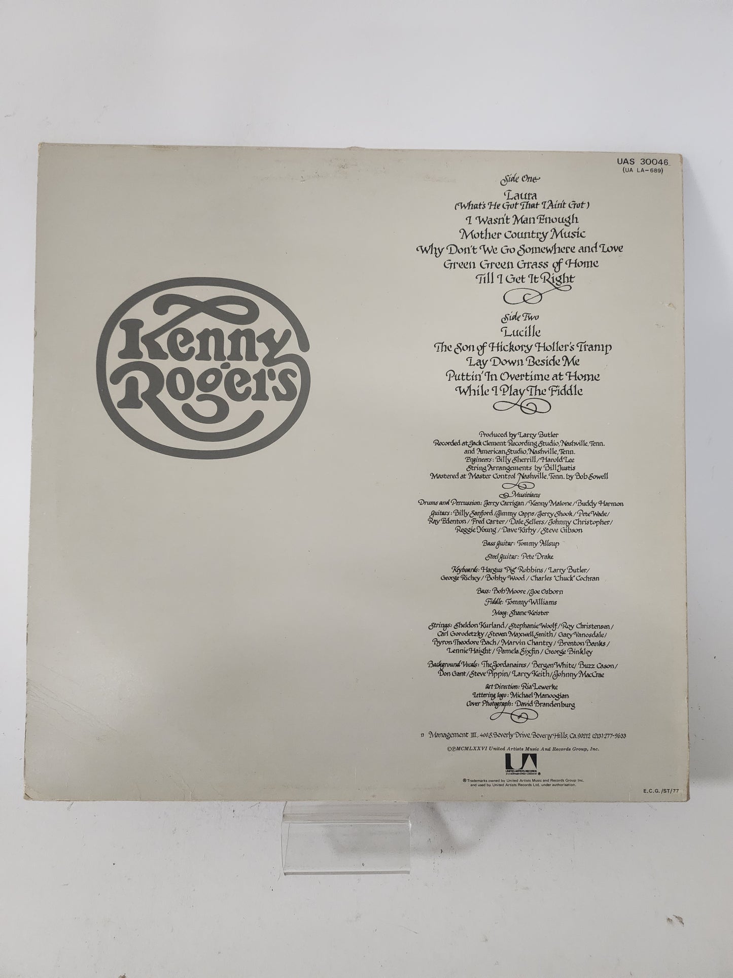 Kenny Rogers LP Vinyl