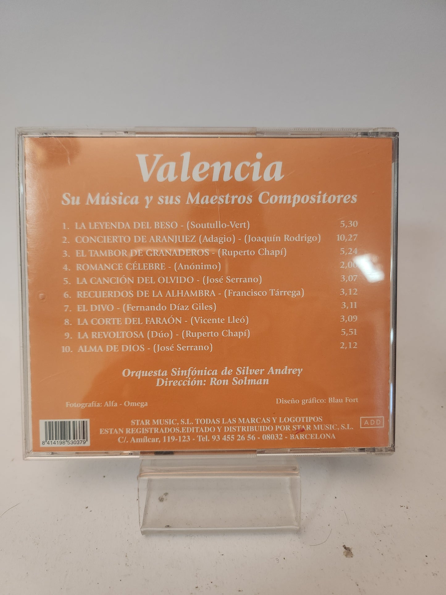 Valencia: Su Musica y sus Maestros Compositores CD