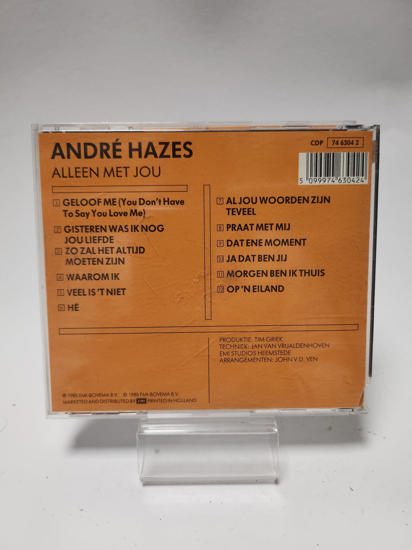 Andre Hazes: Alleen met Jou CD