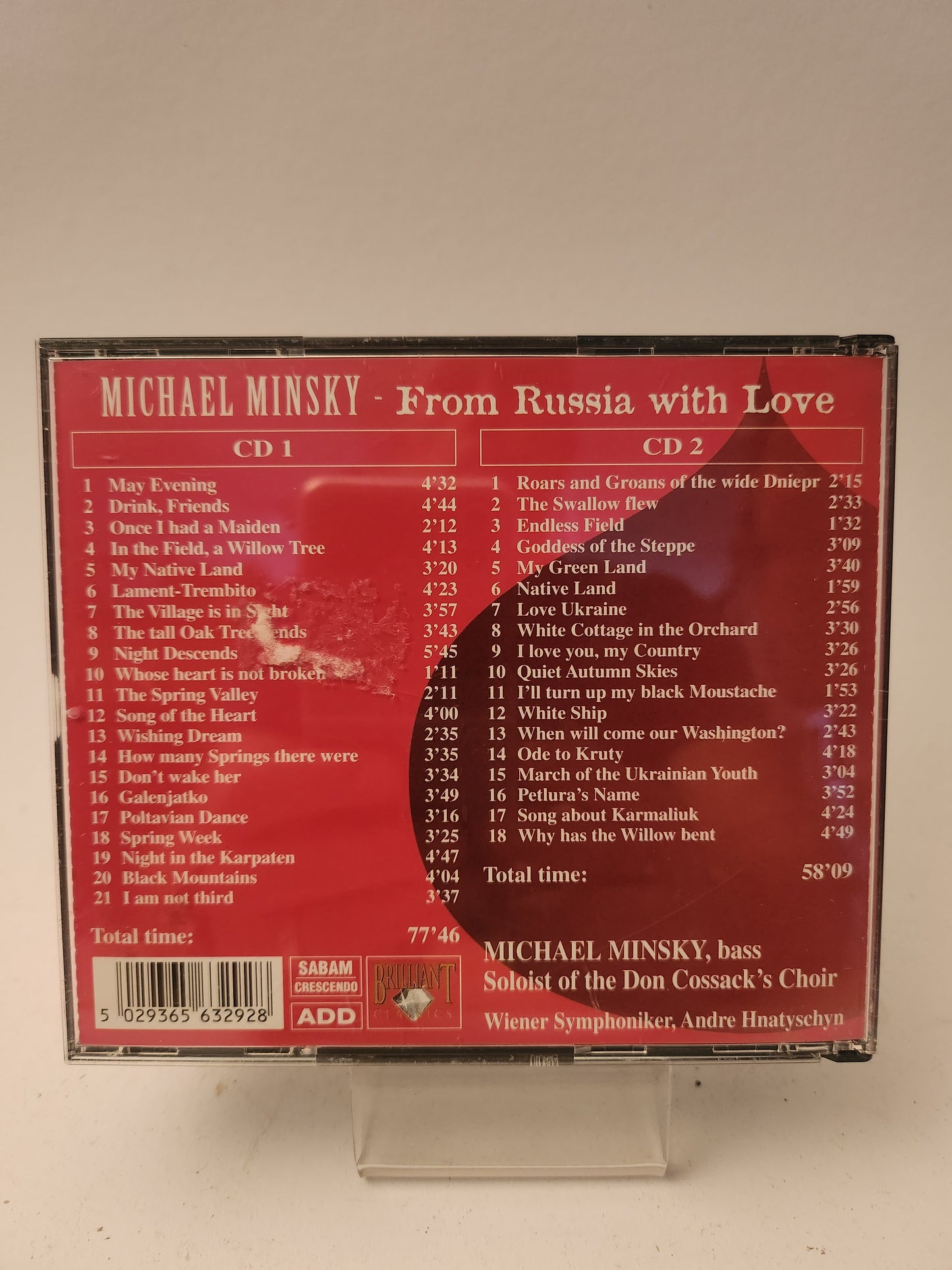 Michael Minsky: From Russia with Love CD