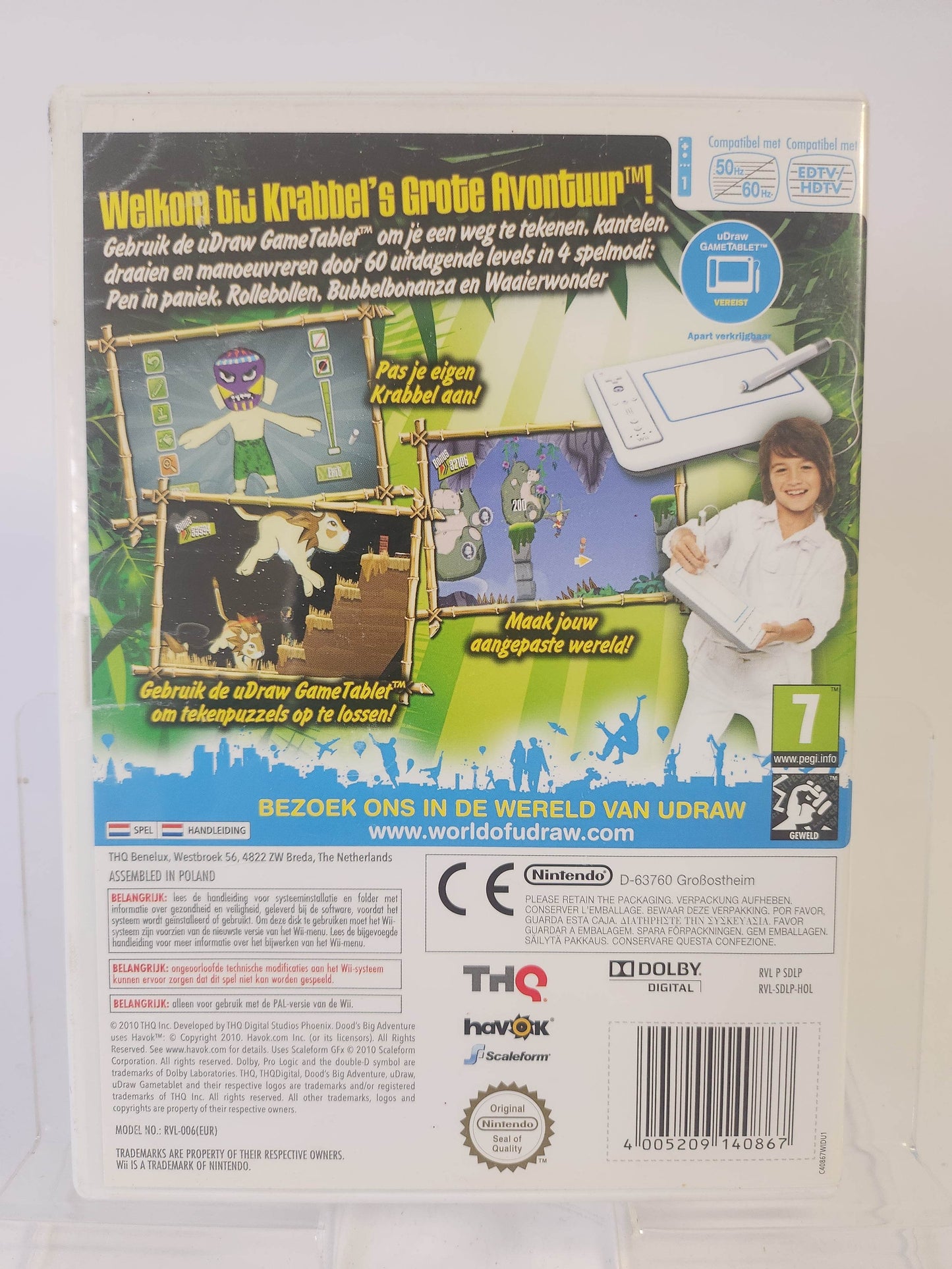 UDraw Krabbel's Grote Avontuur Nintendo Wii - Feniks Gameshop