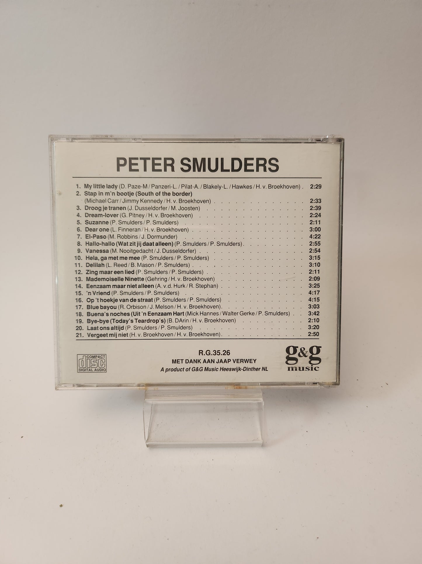 Peter Smulders CD