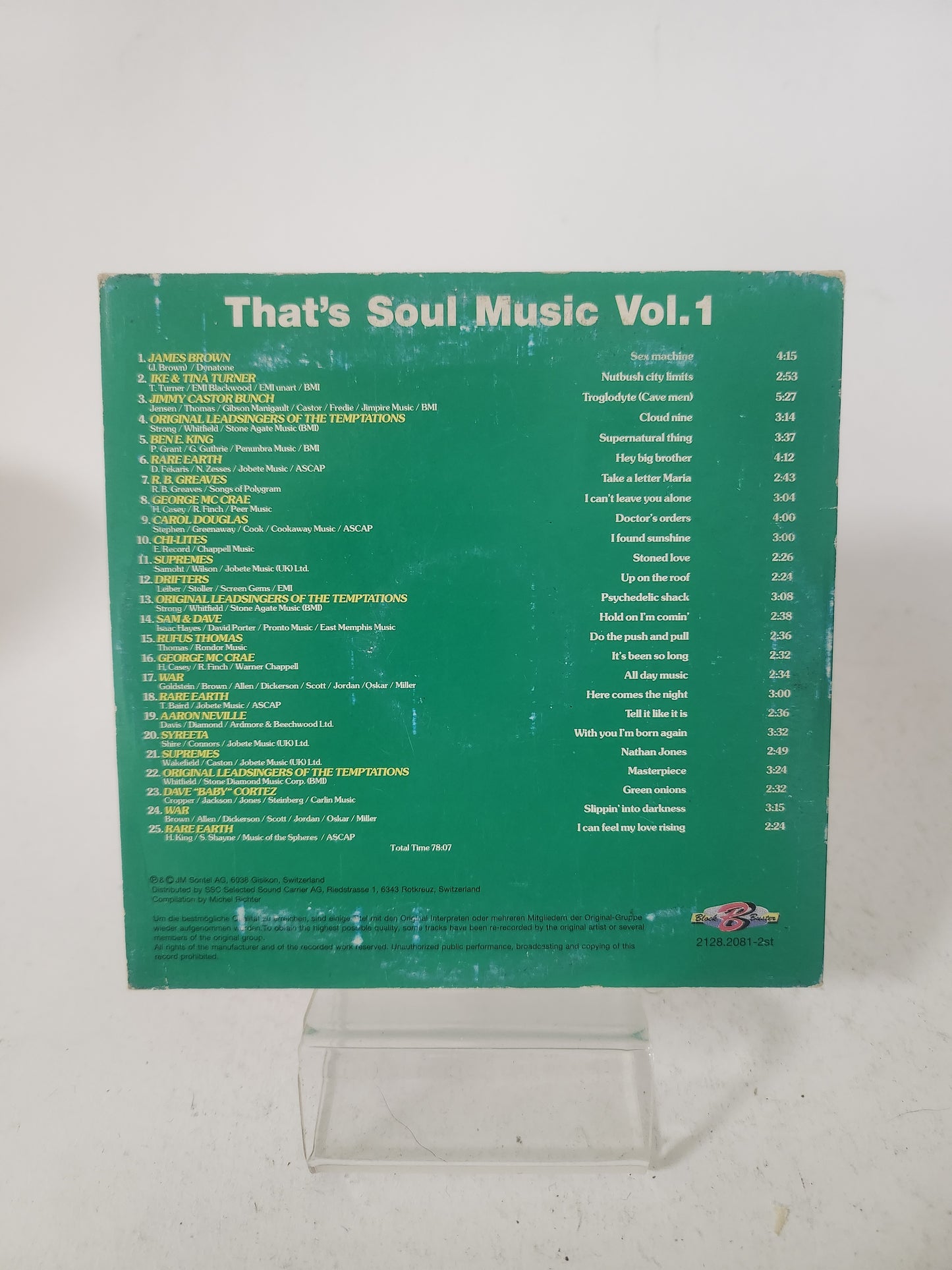 That's Soul Music Volume 1 CD Single