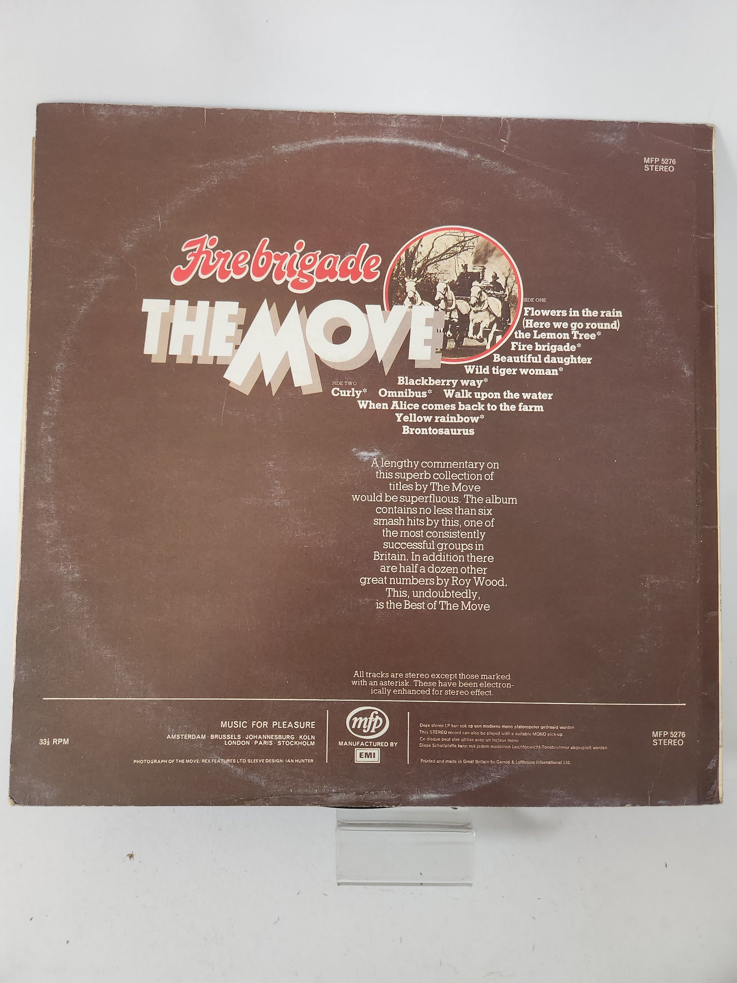 Fire Brigade: the Move LP Vinyl