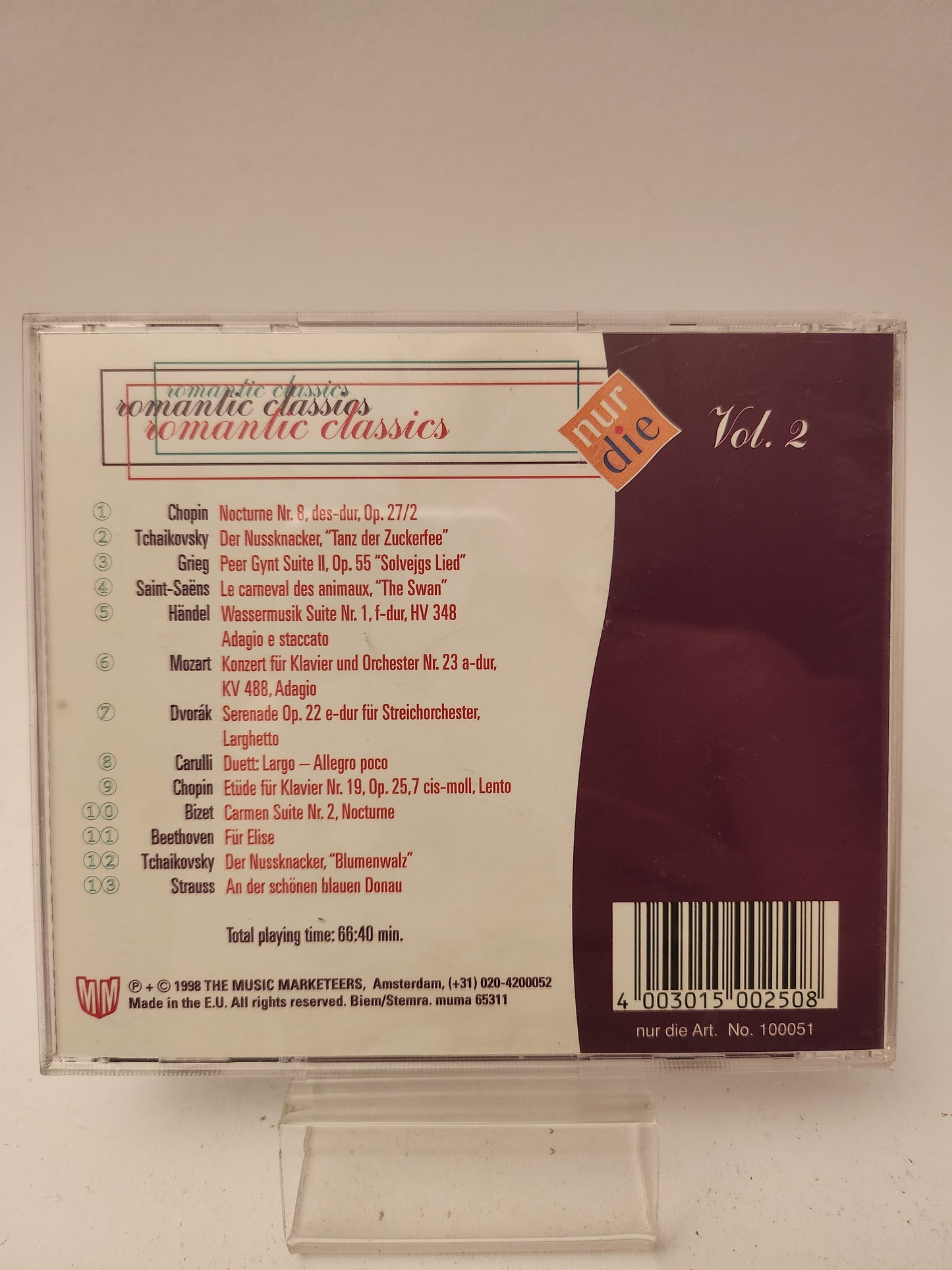 Romantic Classics Volume 2 CD