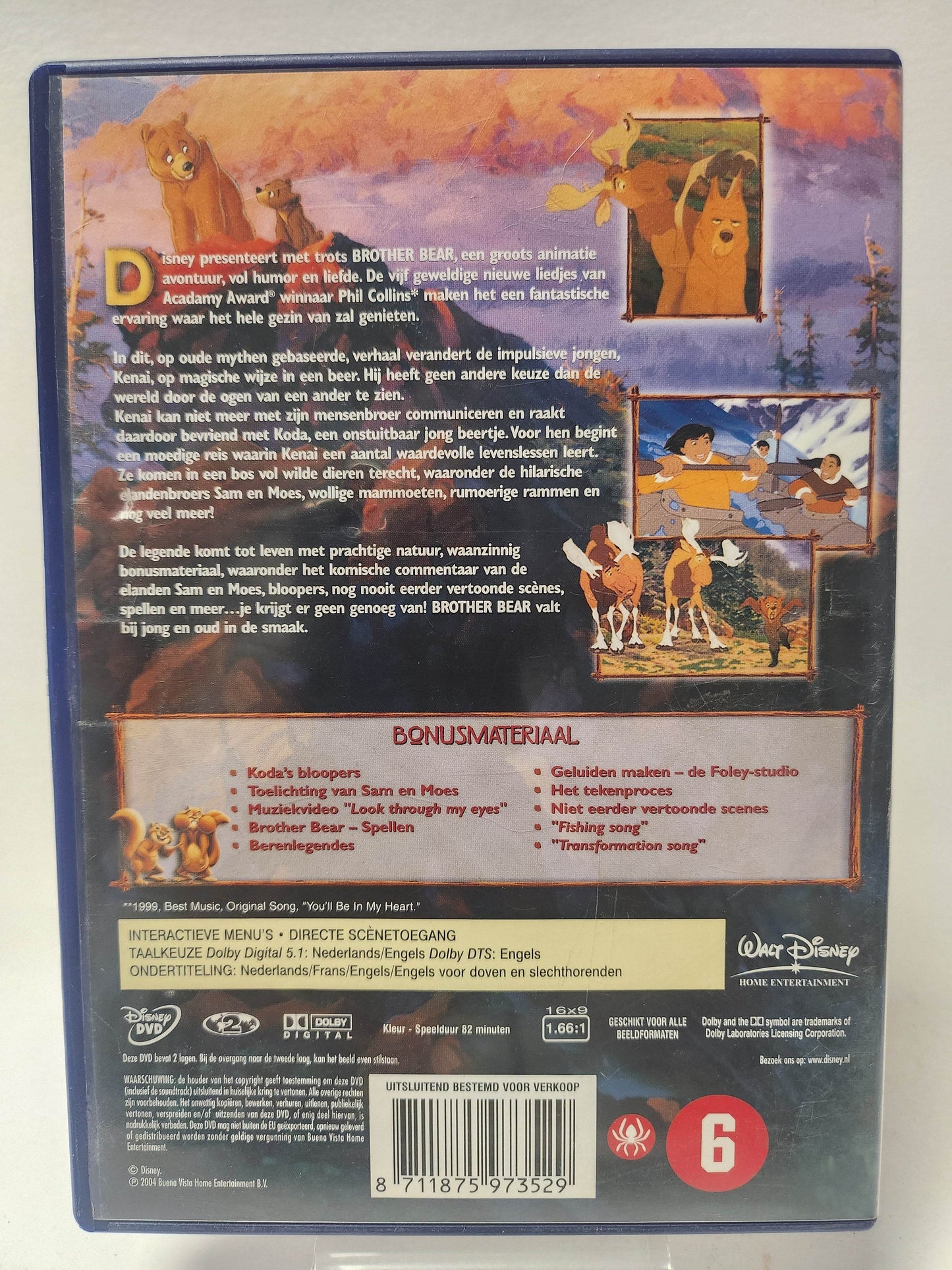 Disney Brother Bear DVD Kids - Feniks Gameshop