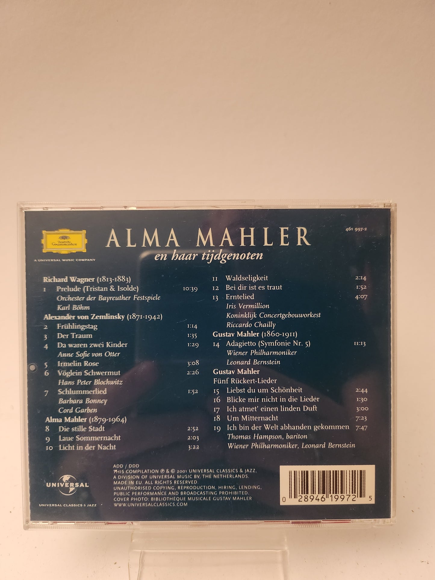 Alma Mahler en haar Tijdgenoten CD