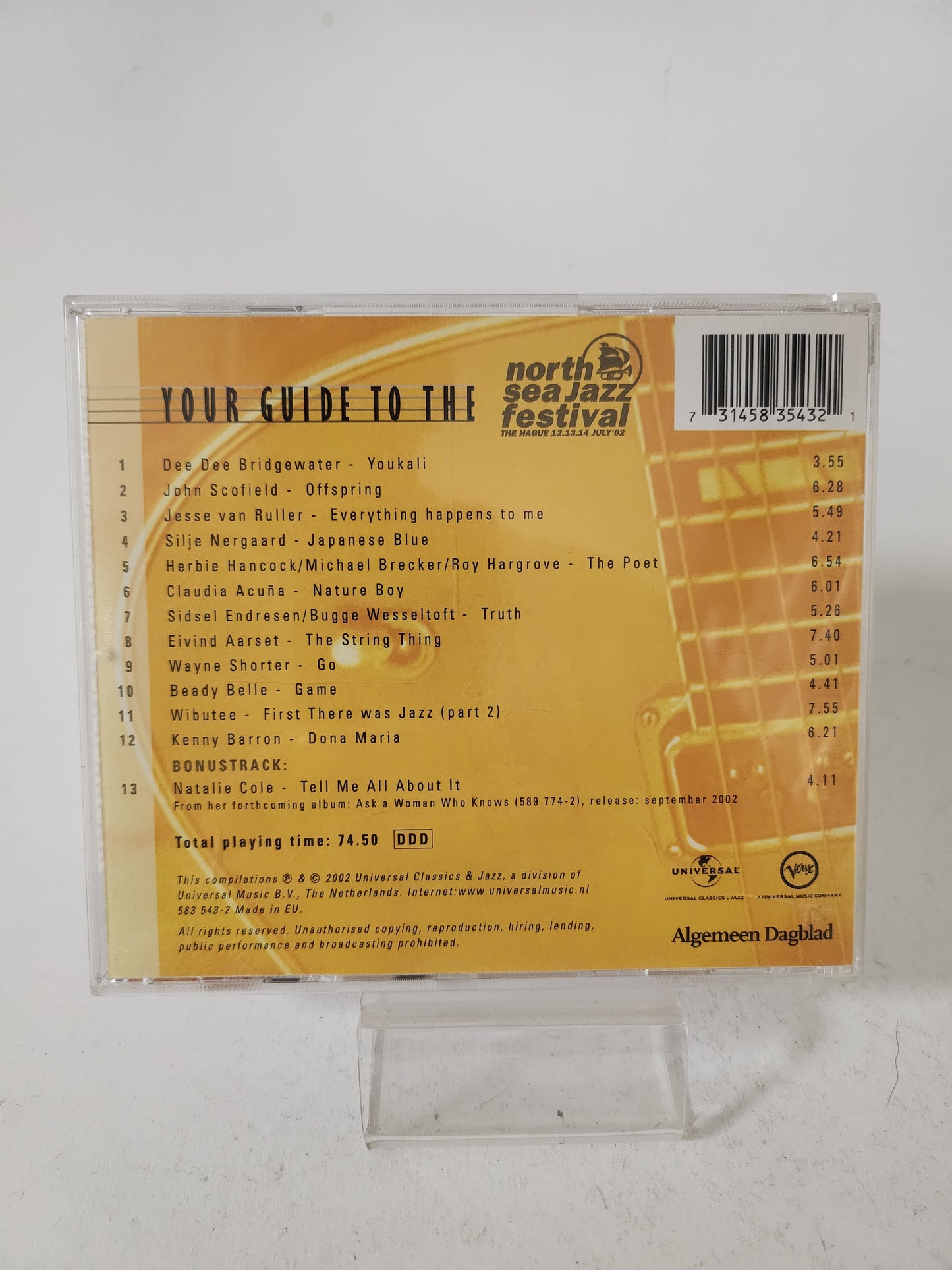 Your Guide to the 2002 North Sea Jazz Festival CD