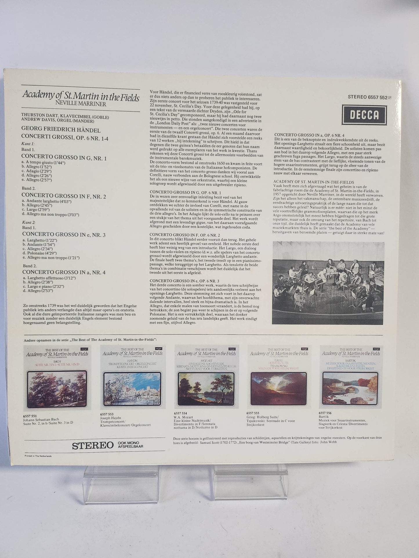 Academy of St Martin in the Fields: the Best of LP Vinyl - Feniks Gameshop