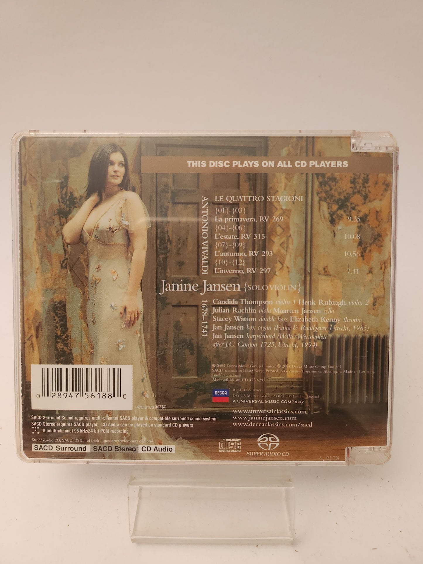 Janine Jansen: Vivaldi the Four Seasons CD