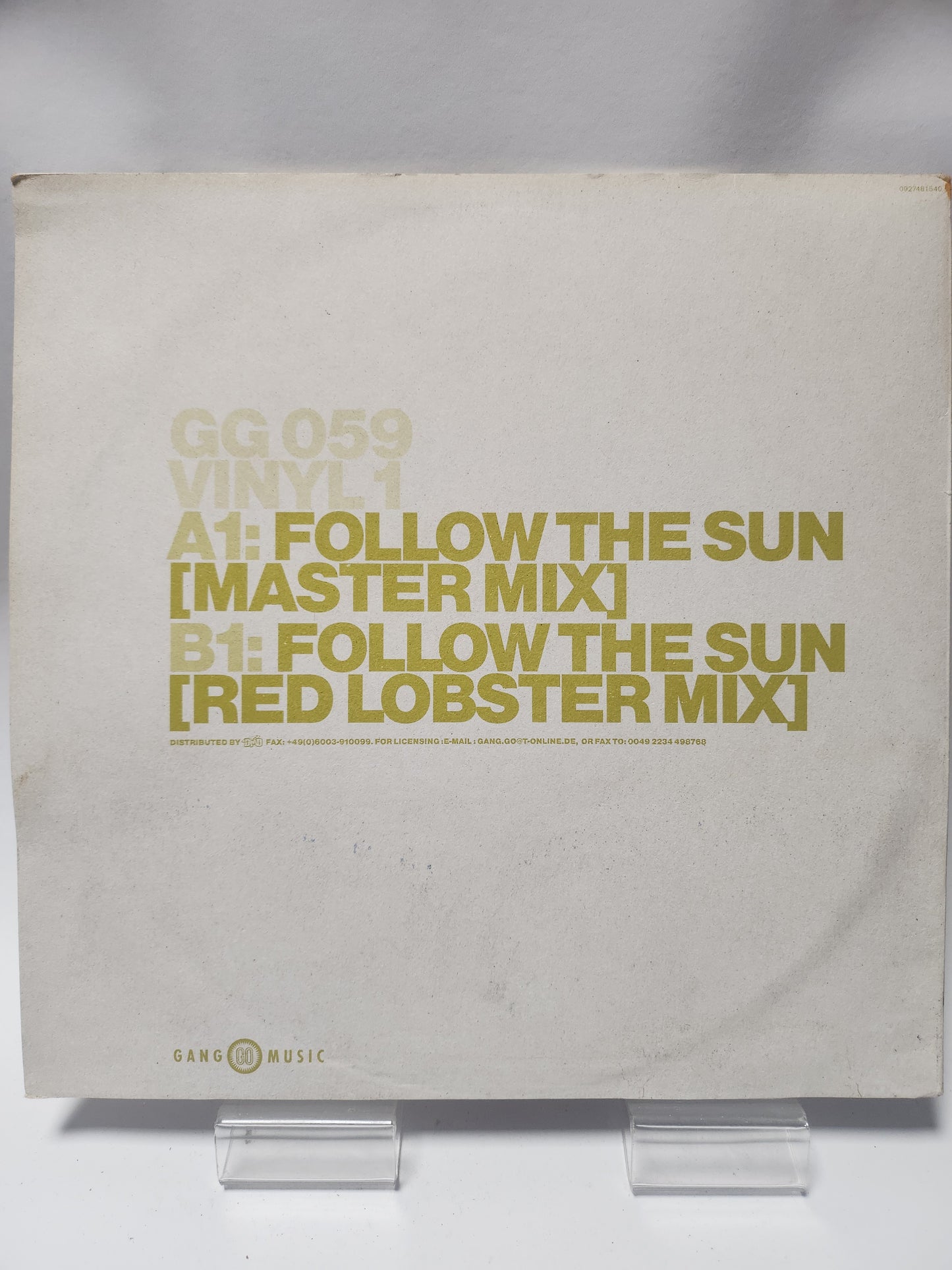 Toby Lee Connor: Follow the Sun LP Vinyl