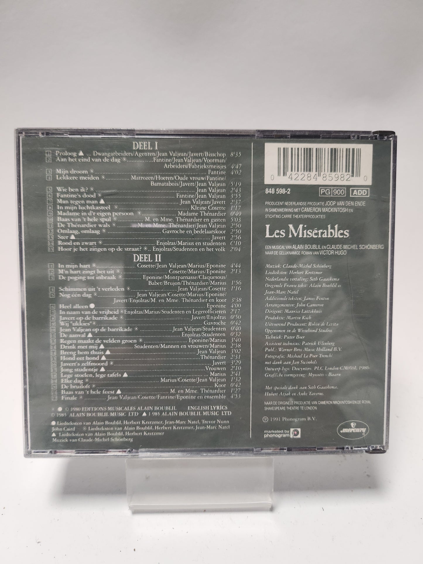 Les Misérables de Orginele Nederlandse Versie CD Box