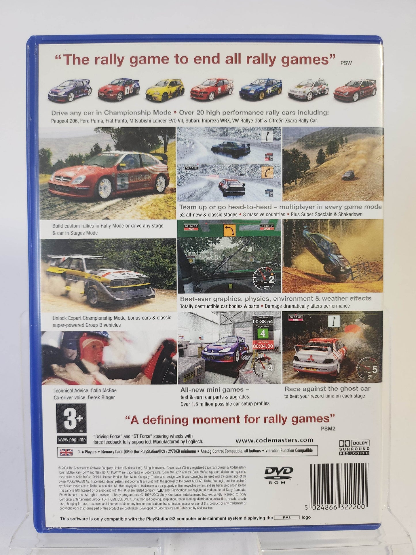 Colin McRae Rally 04 Playstation 2 - Feniks Gameshop