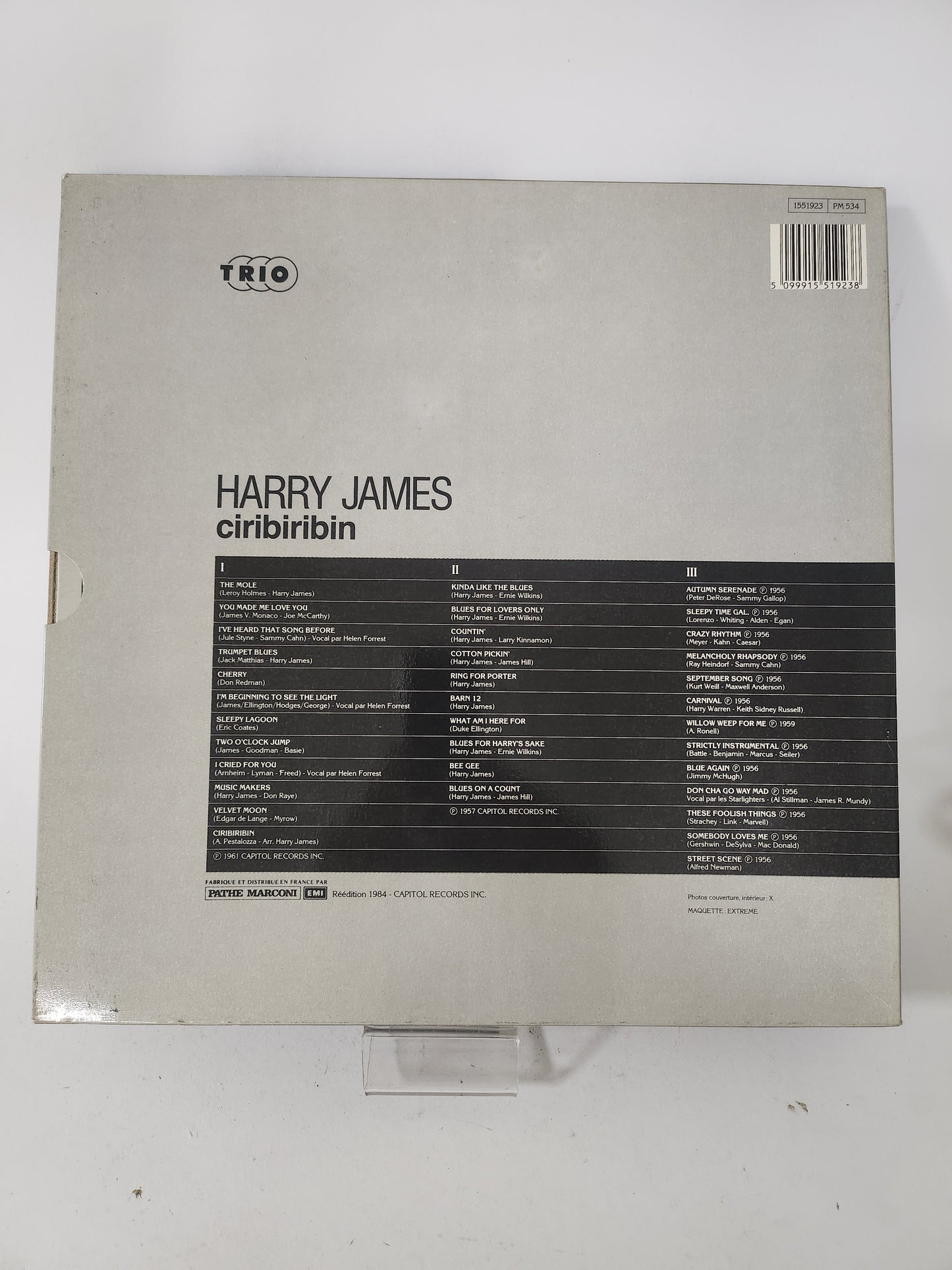 Ciribiribin: Harry James LP Vinyl