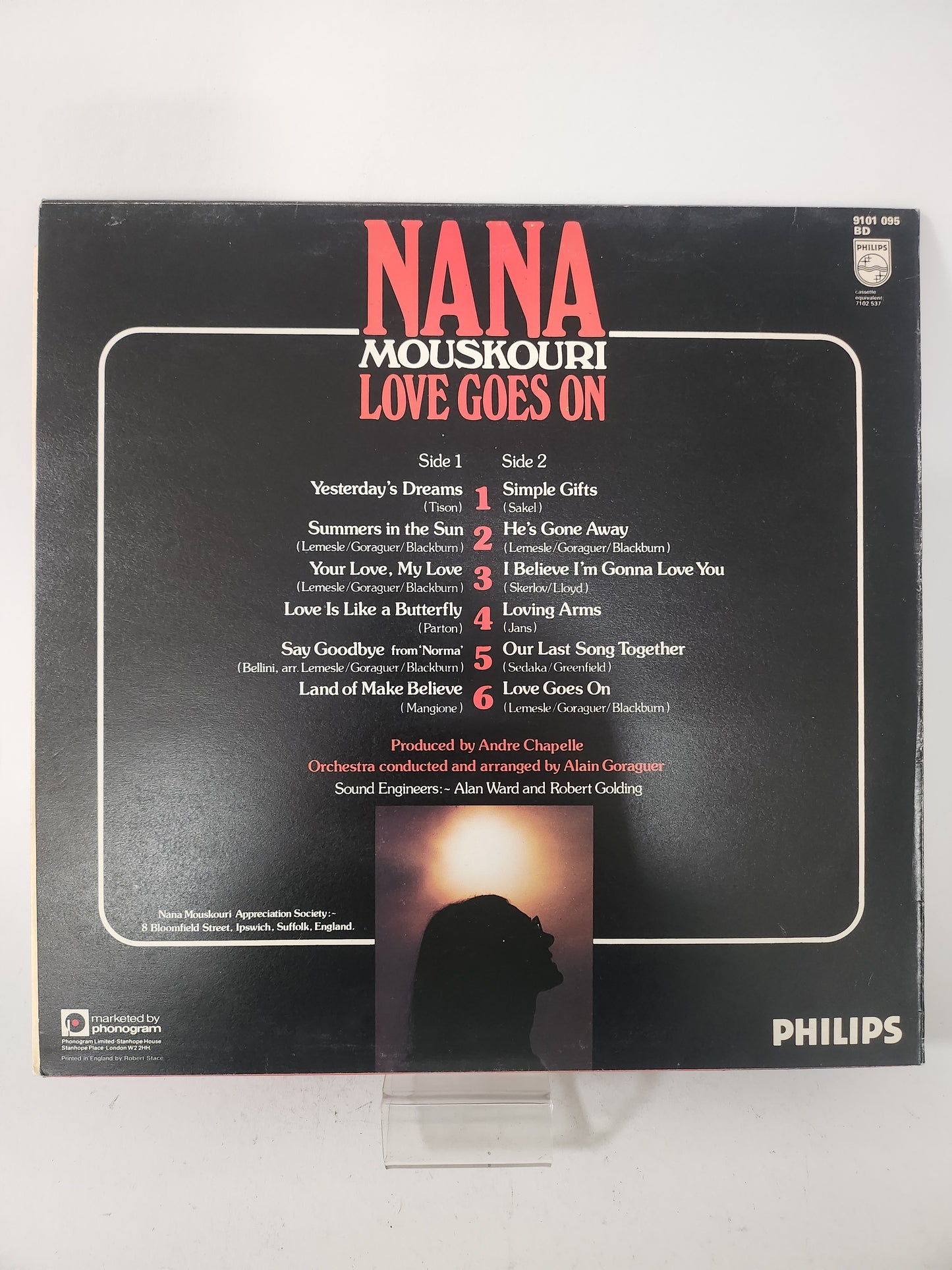Nana Mouskouri: Love goes On LP Vinyl