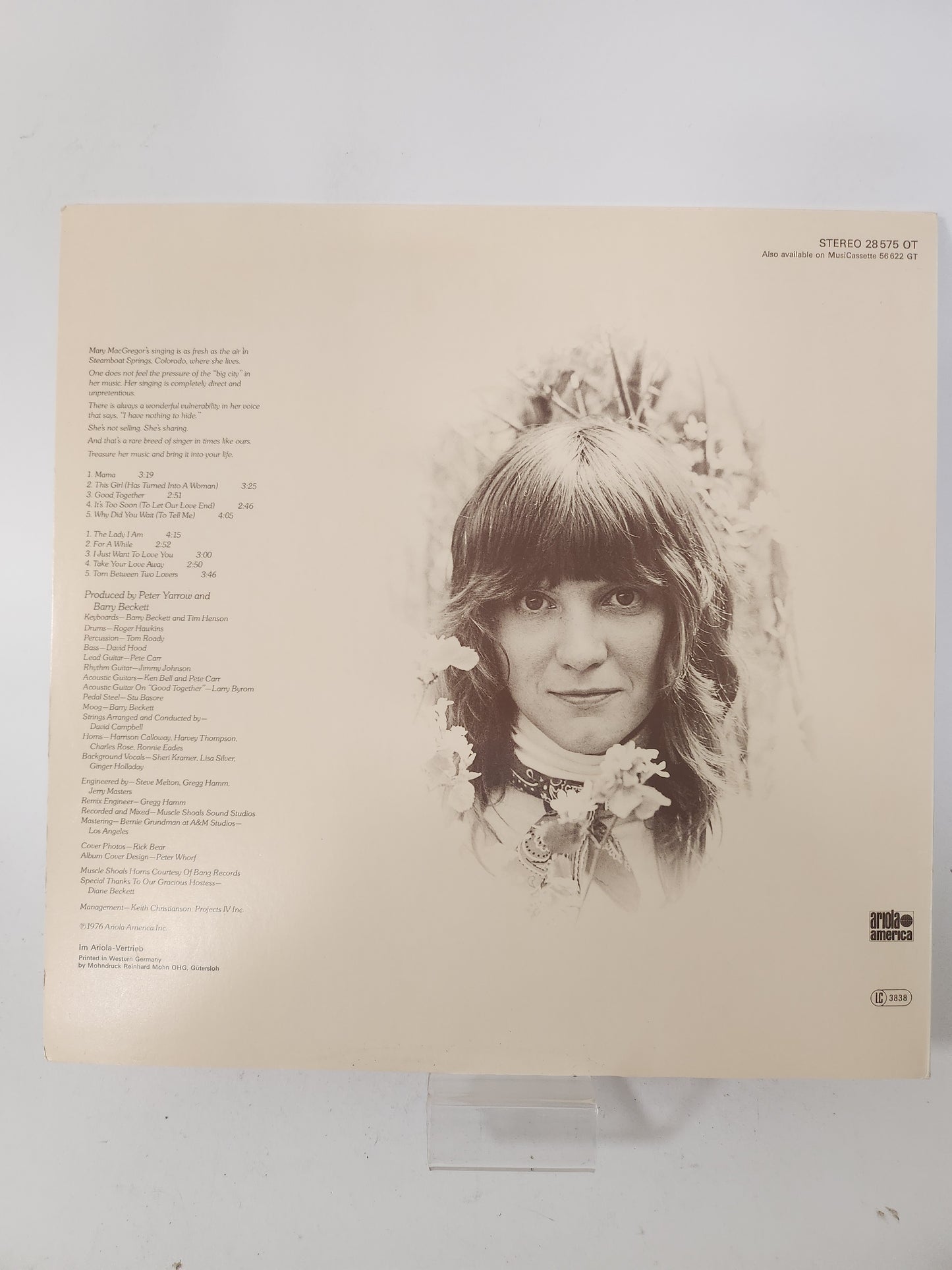 Torn Between Two Lovers: Mary MacGregor LP Vinyl