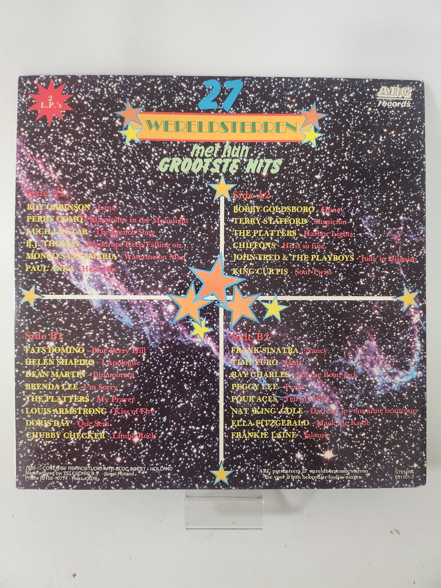27 Wereldsterren met Hun Grootste Hits LP Vinyl