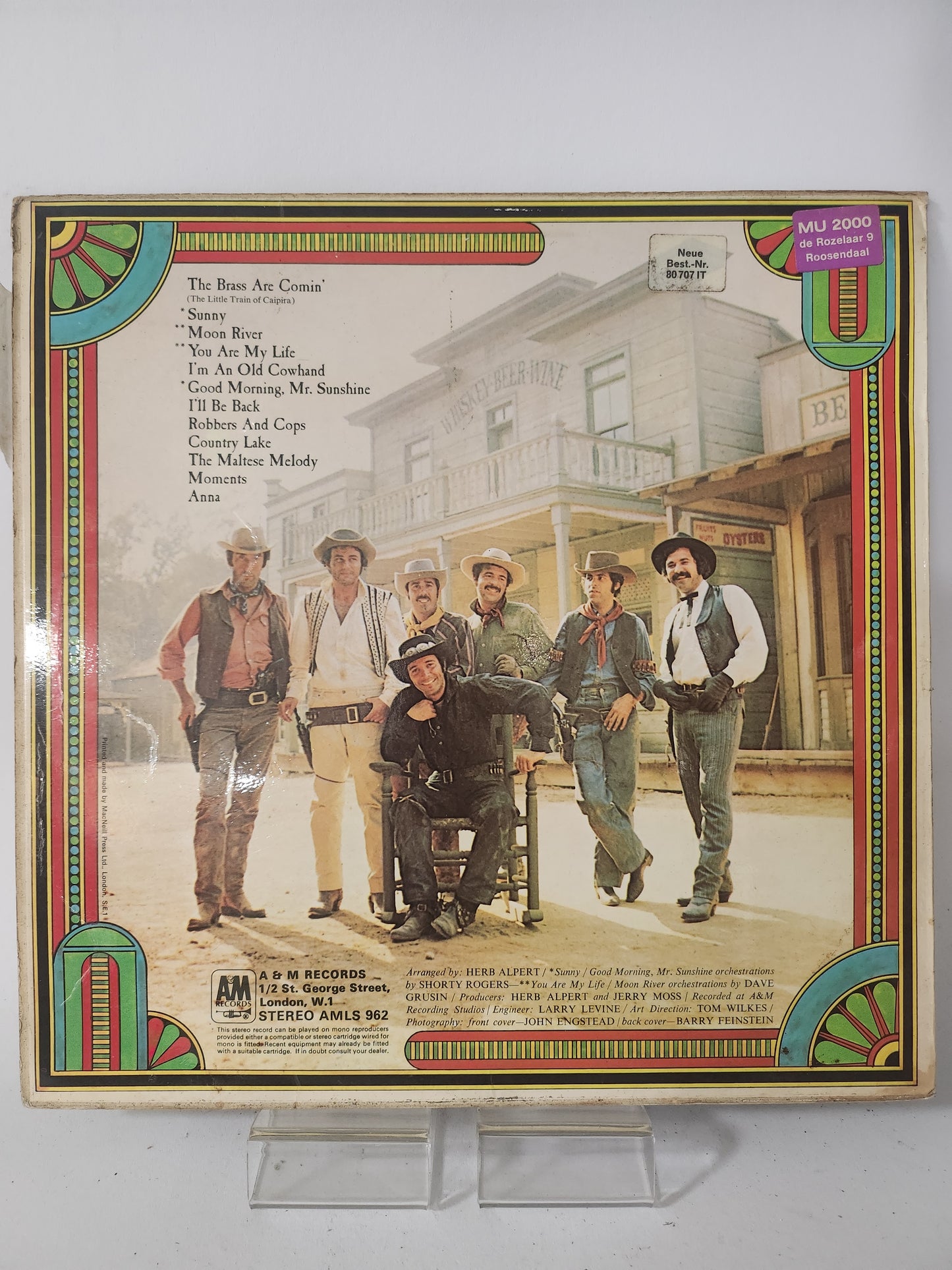 Brass are Comin' : Herb Albert & the Tijuana Brass LP Vinyl