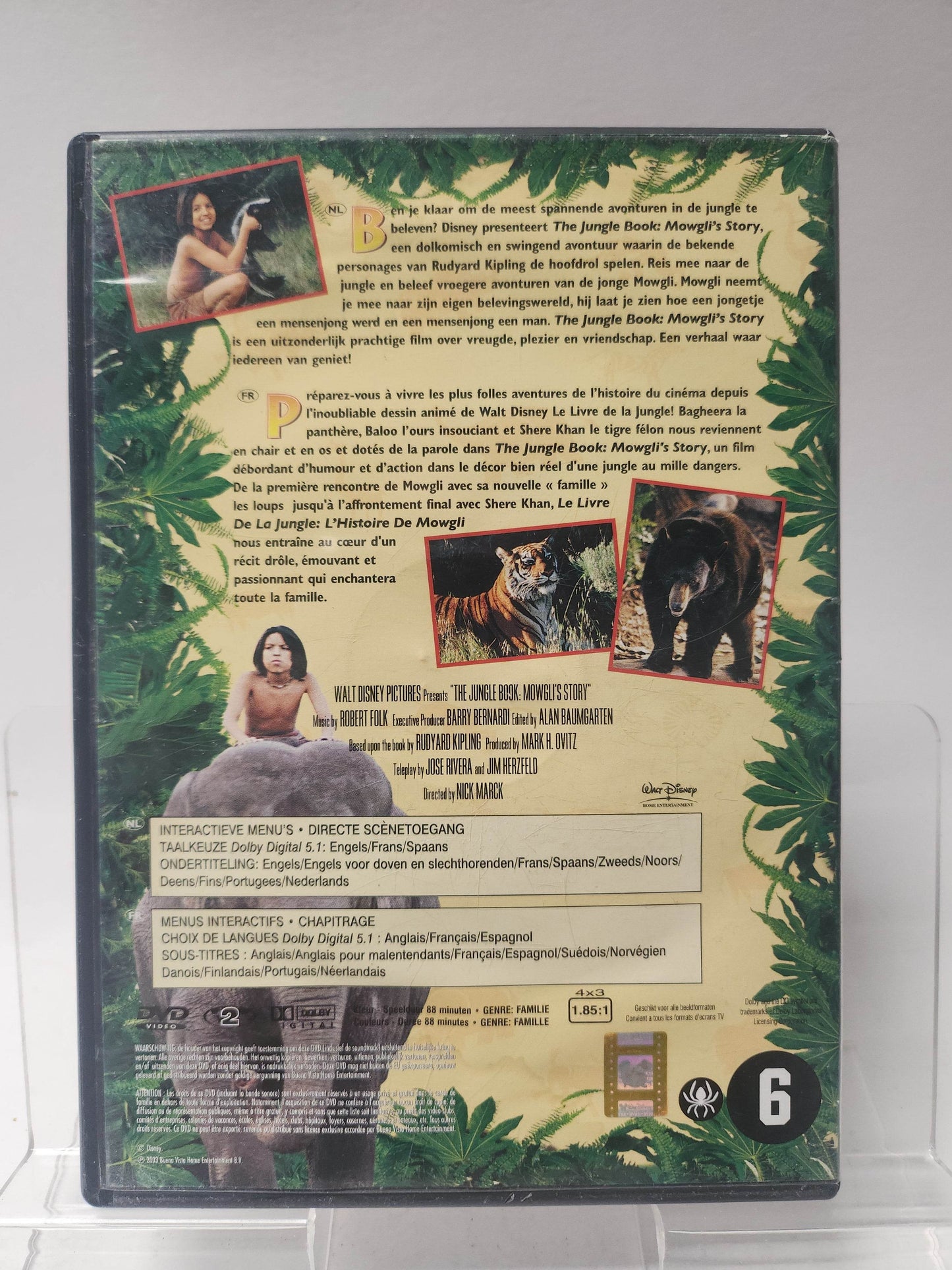 Disney the Jungle Book Mowgli's Story DVD Kids - Feniks Gameshop