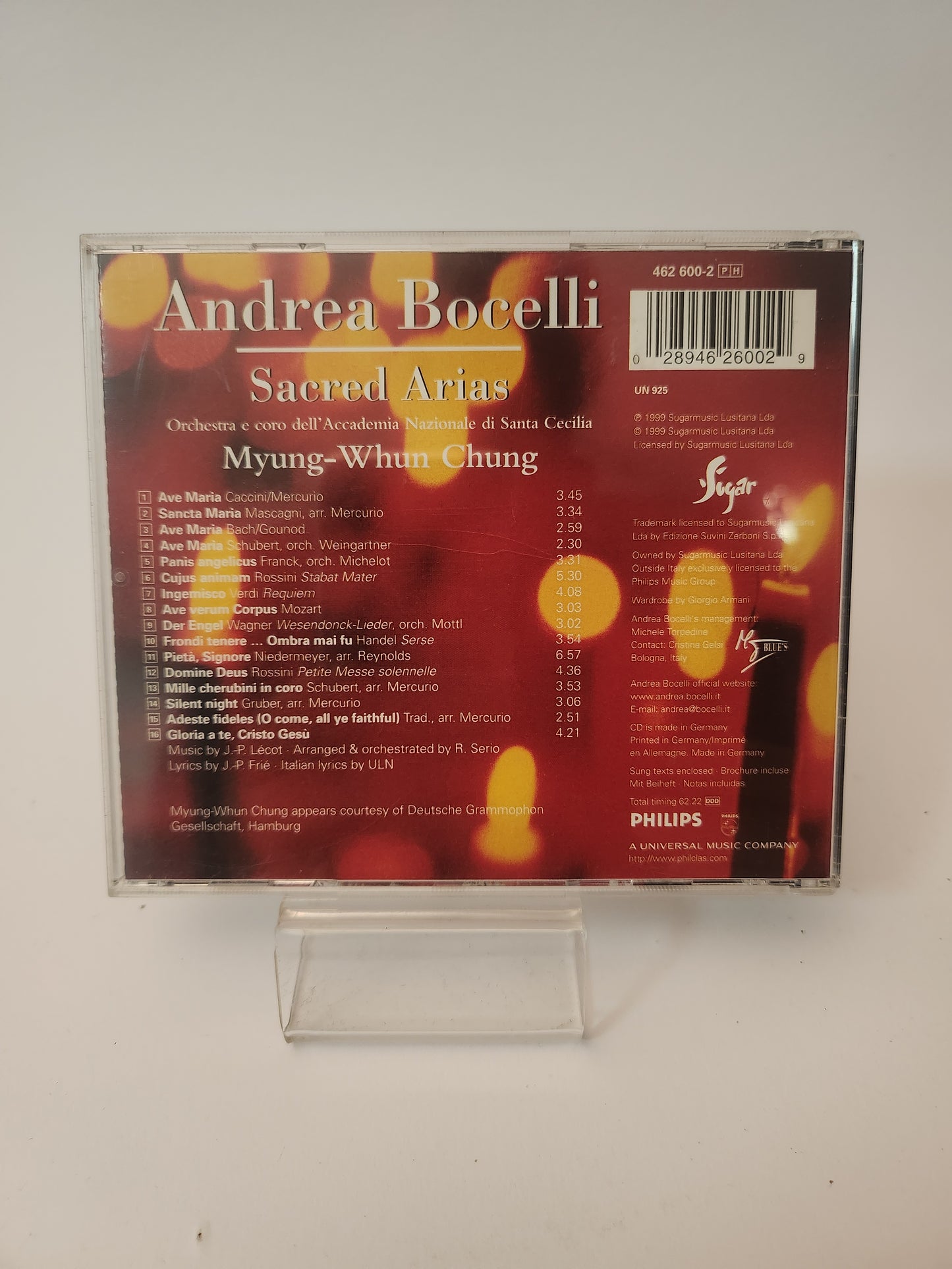 Andrea Bocelli: Sacred Arias CD