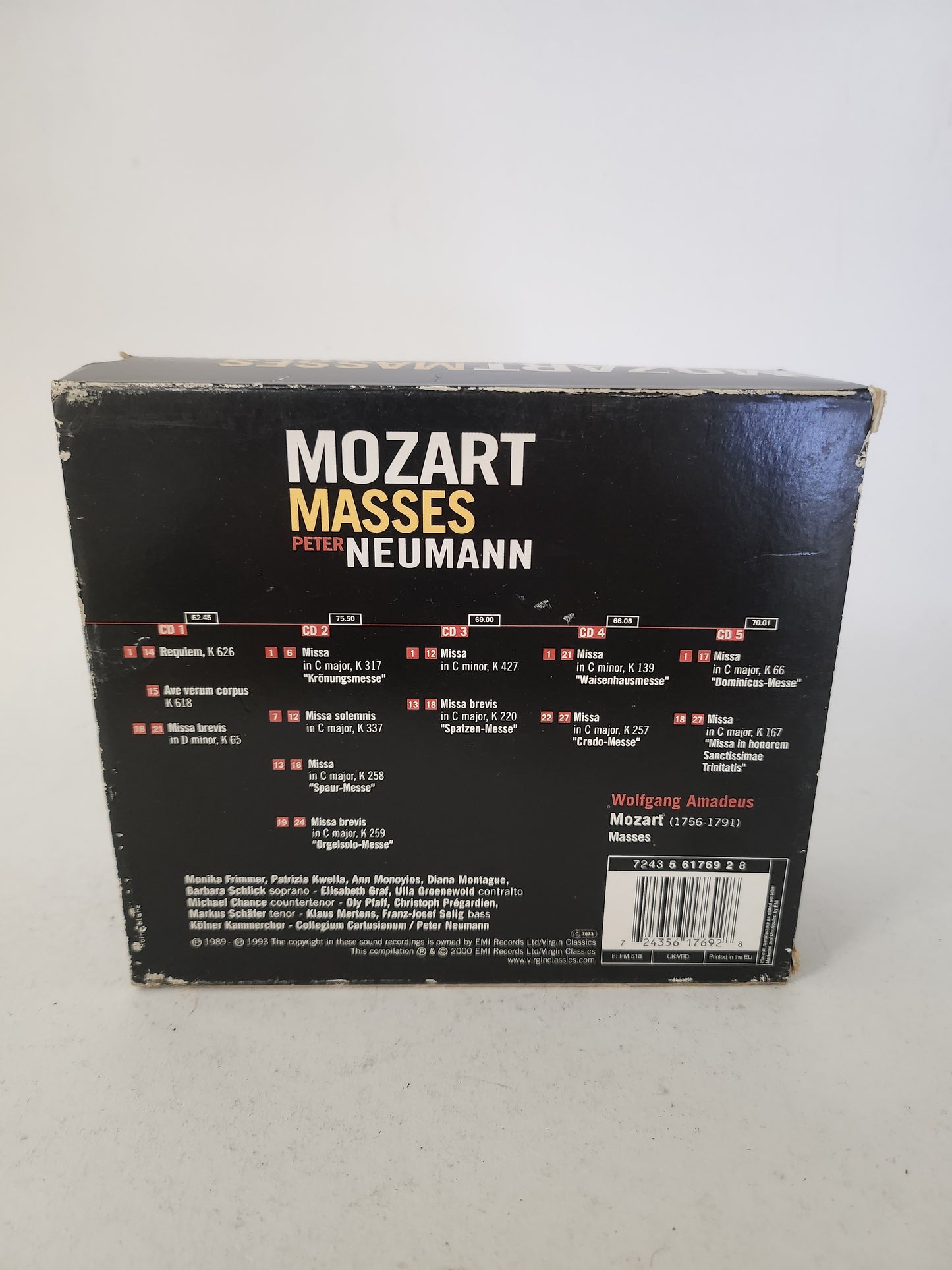 Mozart Masses Peter Neumann CD Box