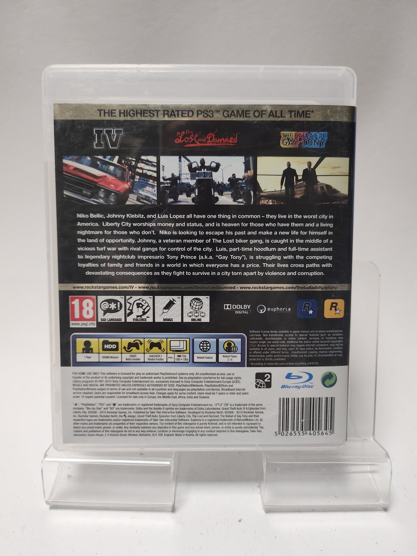 Grand Theft Auto IV & Episodes From Liberty City the Complete Edition Playstation 3