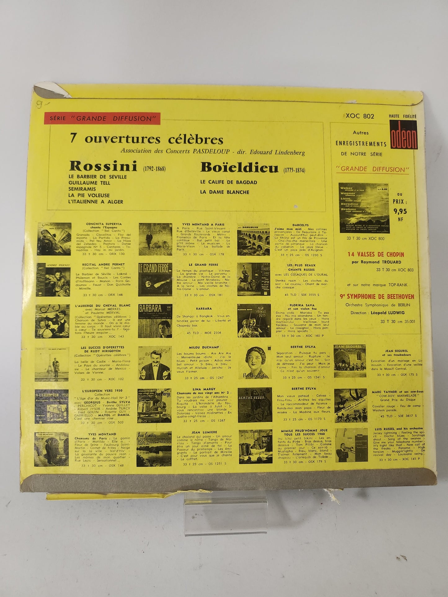 7 Ouvertures Celebres: Rossini & Boïeldieu LP Vinyl