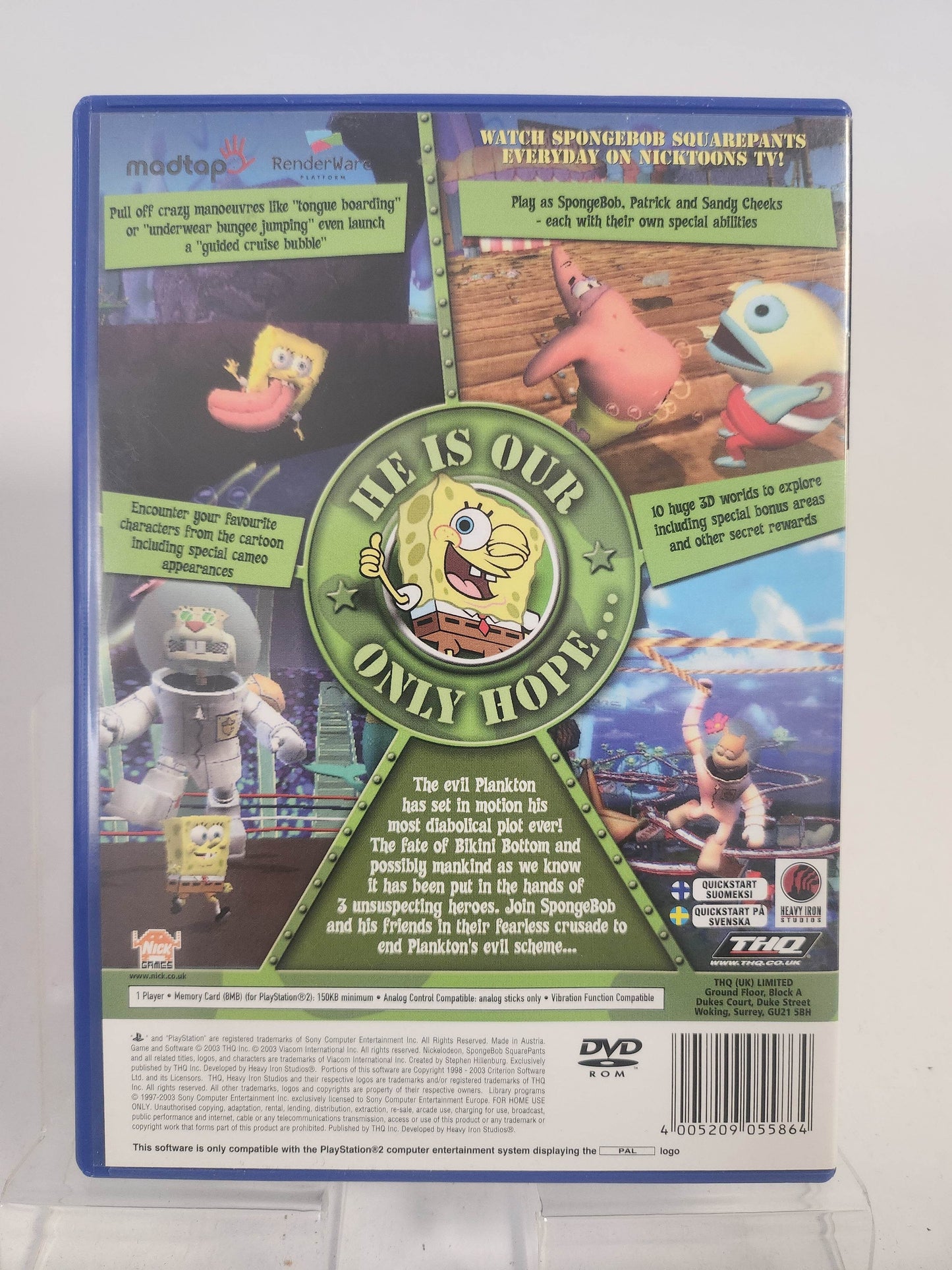 SpongeBob SquarePants Battle for Bikini Bottum Playstation 2 - Feniks Gameshop