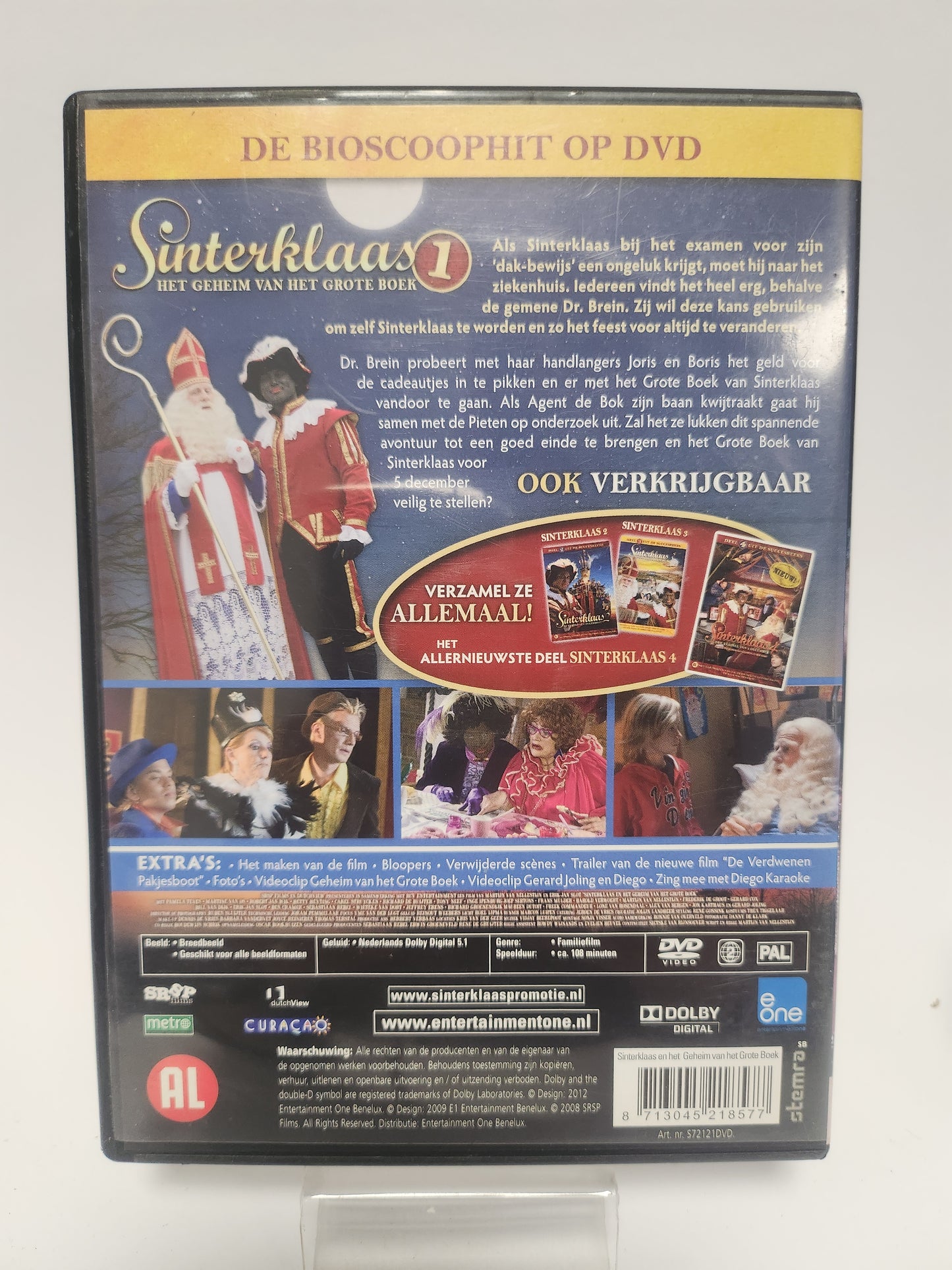 Sinterklaas Deel 1: Het Geheim van het Grote Boek DVD Kids