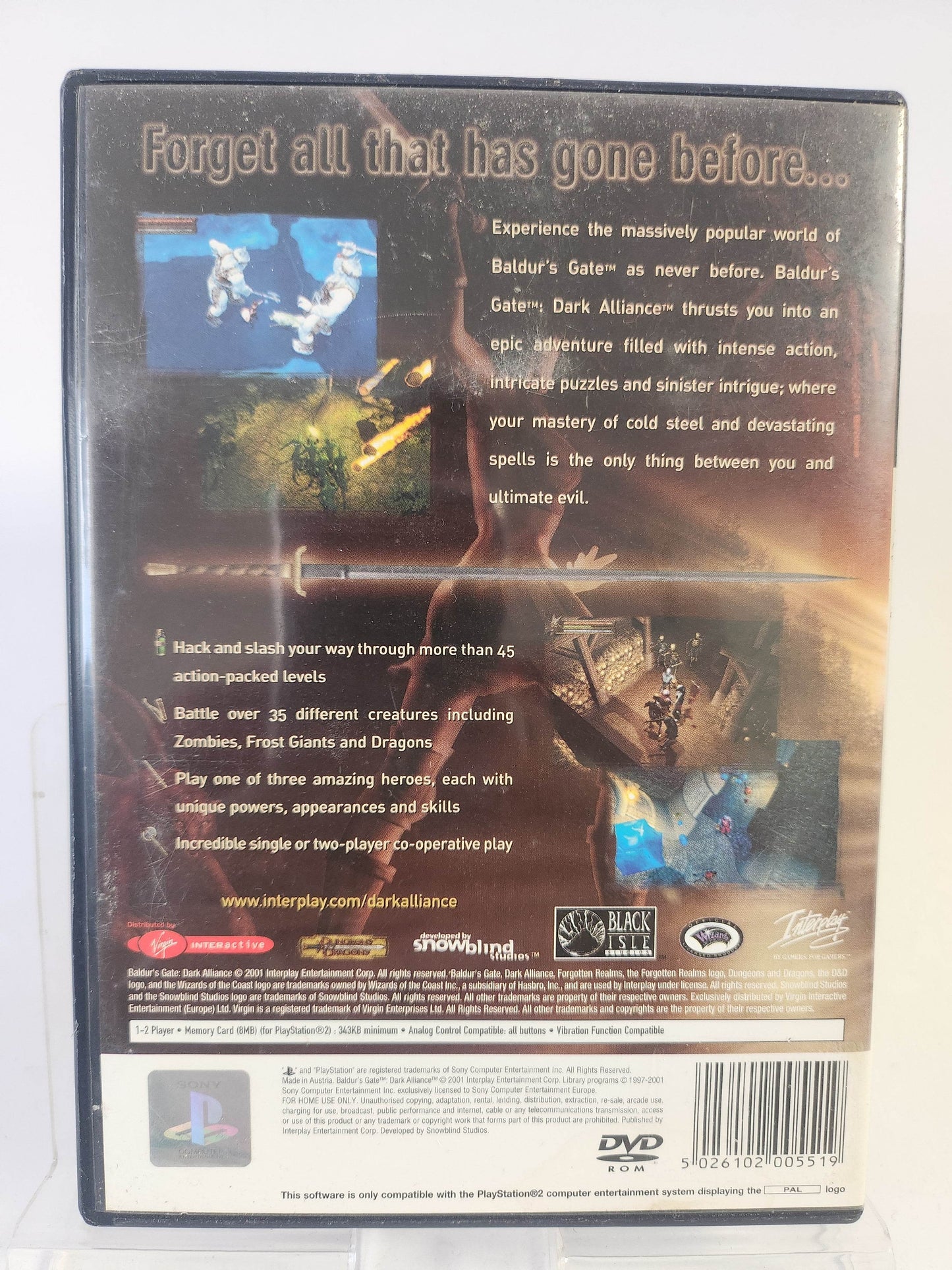 Baldur's Gate Dark Alliance Playstation 2 - Feniks Gameshop