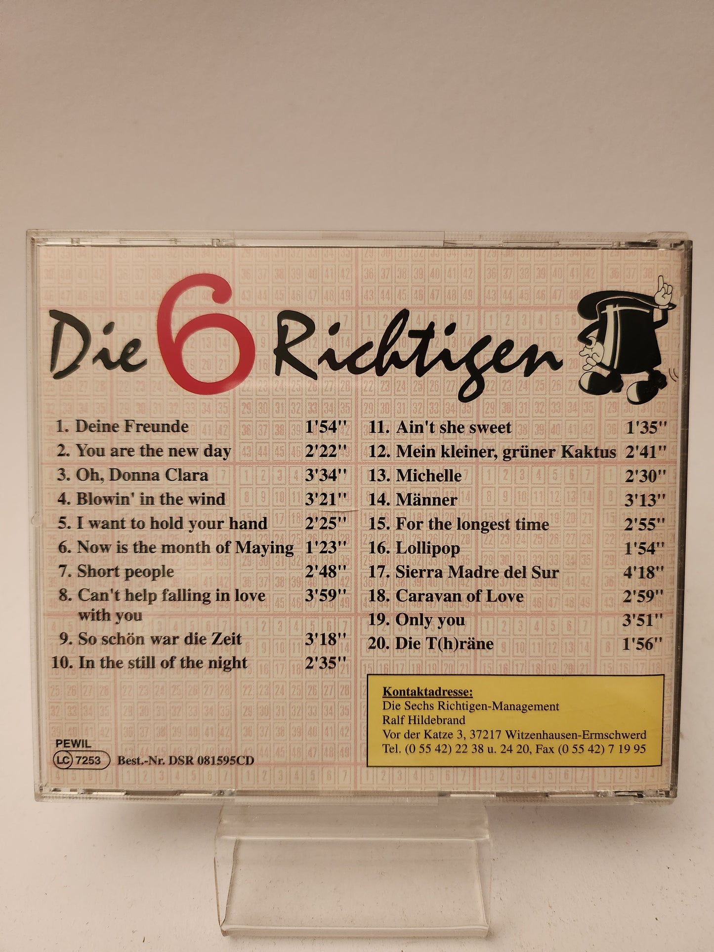 Die 6 Richtigen: A-Cappella-Album CD