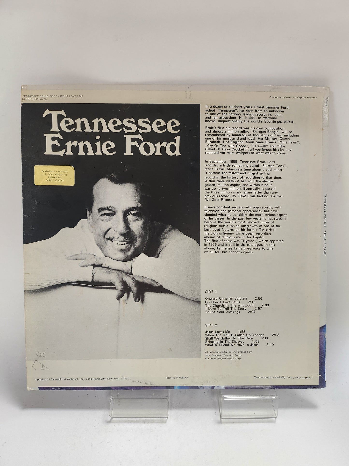 Tennessee Ernie Ford: Jesus Loves Me LP Vinyl