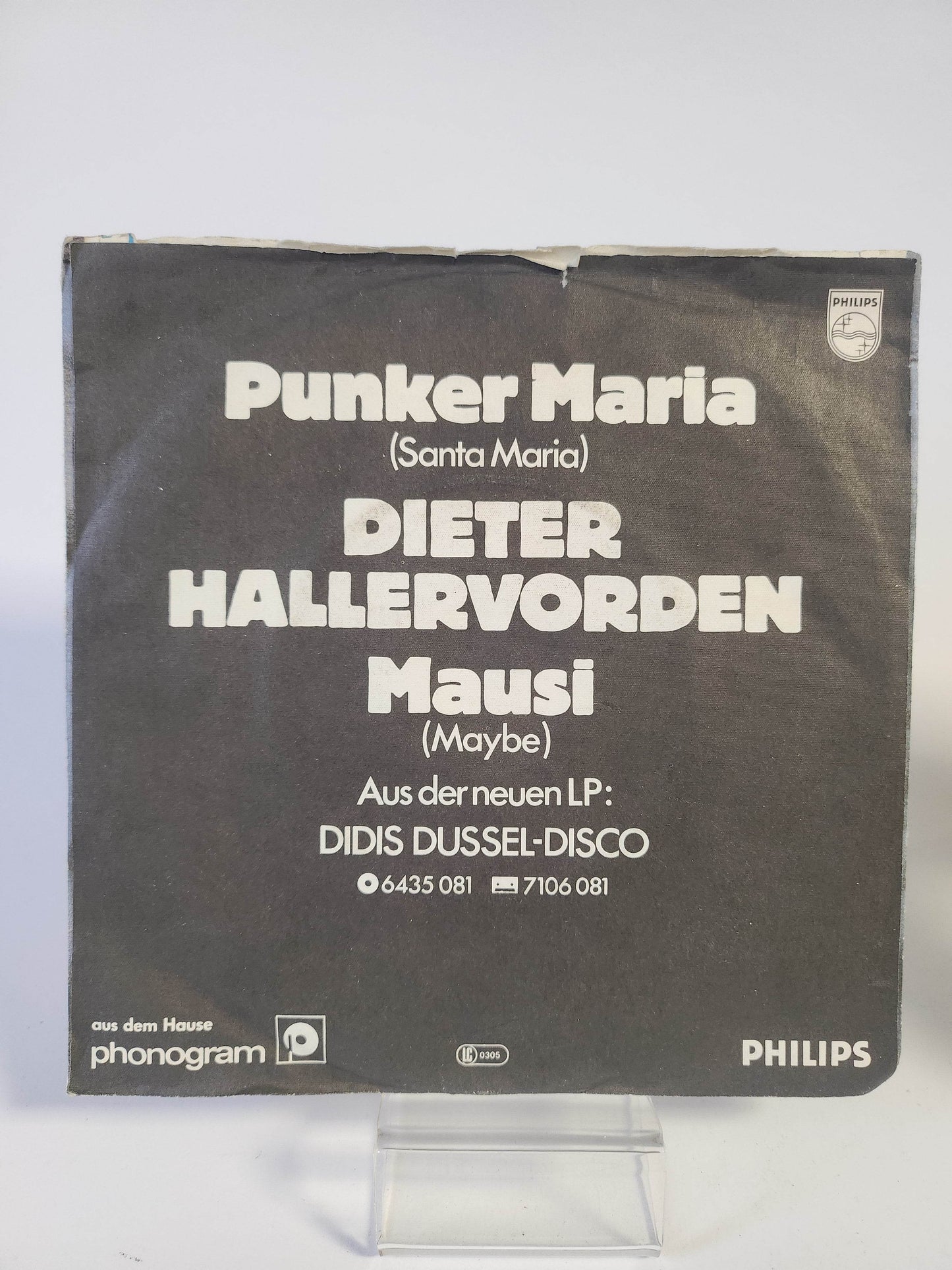 Dieter Hallervorden: Punker Maria Single Vinyl - Feniks Gameshop