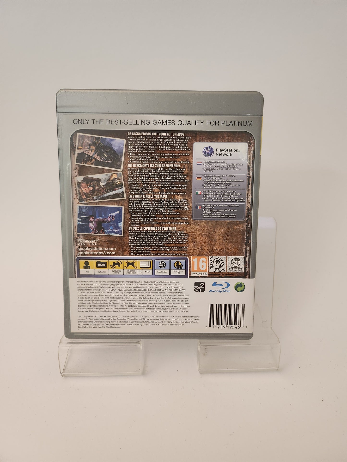 Uncharted 2 Among Thieves Platinum Edition Playstation 3