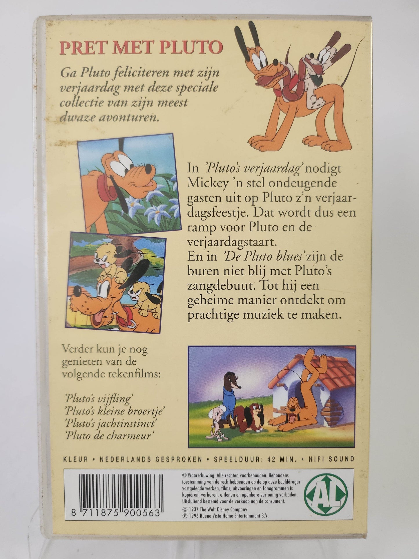 Disney Pret met Pluto VHS Kids - Feniks Gameshop