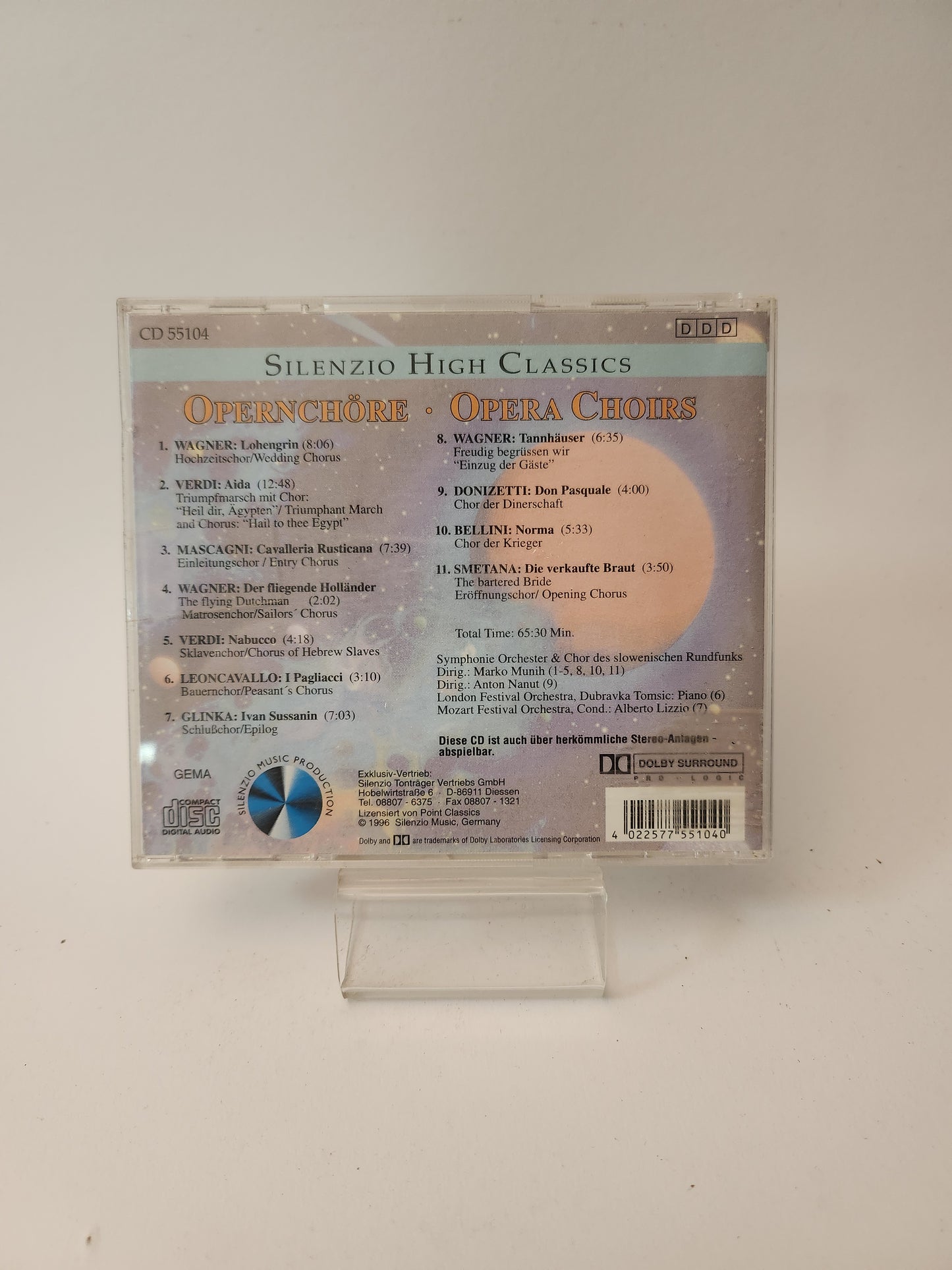 Silenzio High Classics: Opernchöre Opera Choirs CD