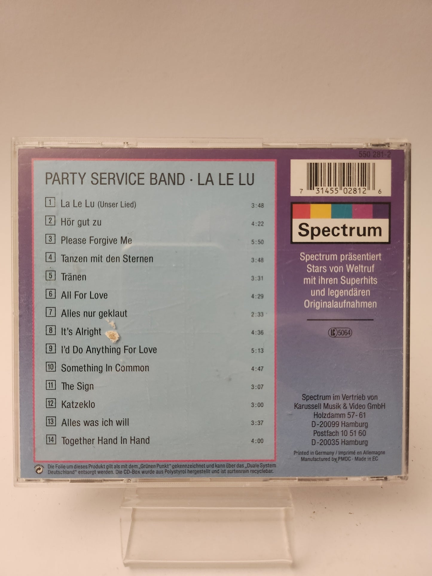 Party Service Band: La Le Lu CD