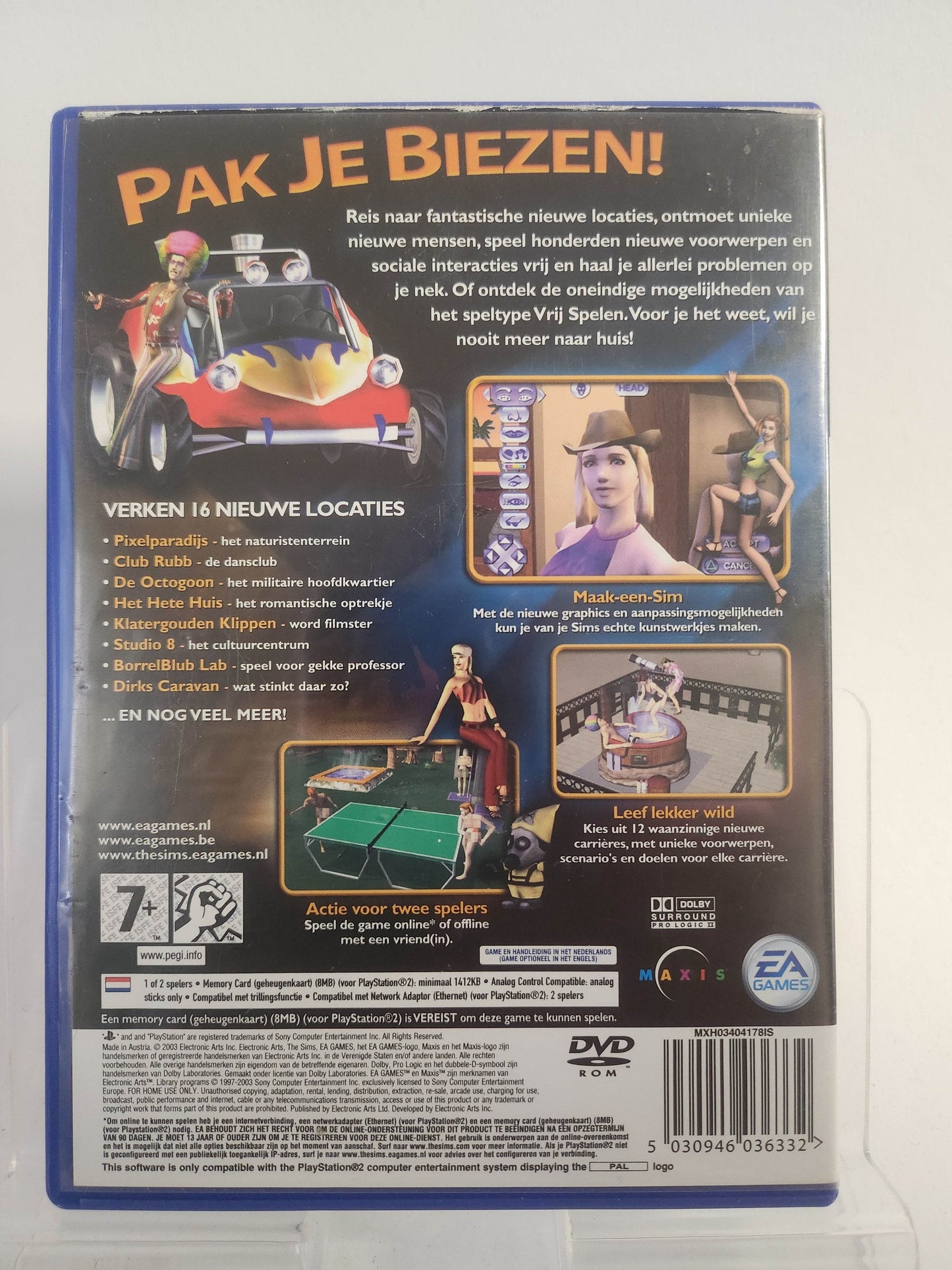 Sims Erop uit! Playstation 2 - Feniks Gameshop
