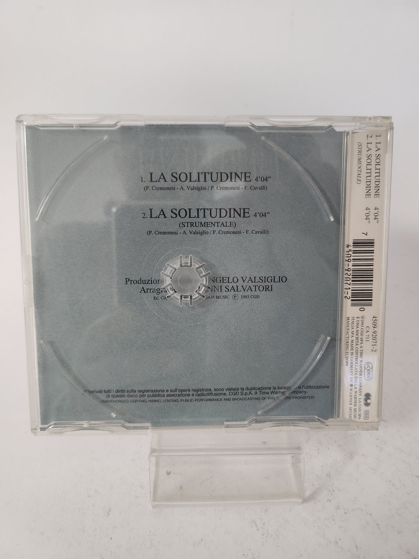 Laura Pausini: Solitudine CD Single