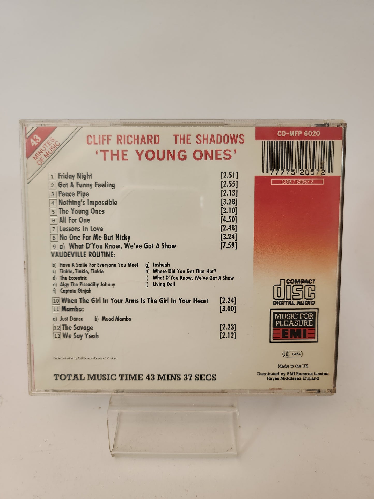 Cliff Richard & the Shadows: the Young Ones" CD