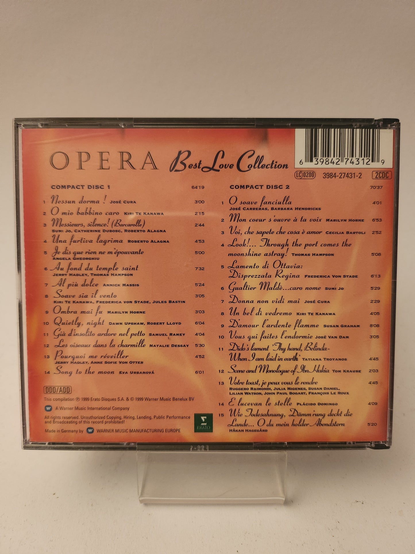 Opera: Best Love Collection CD