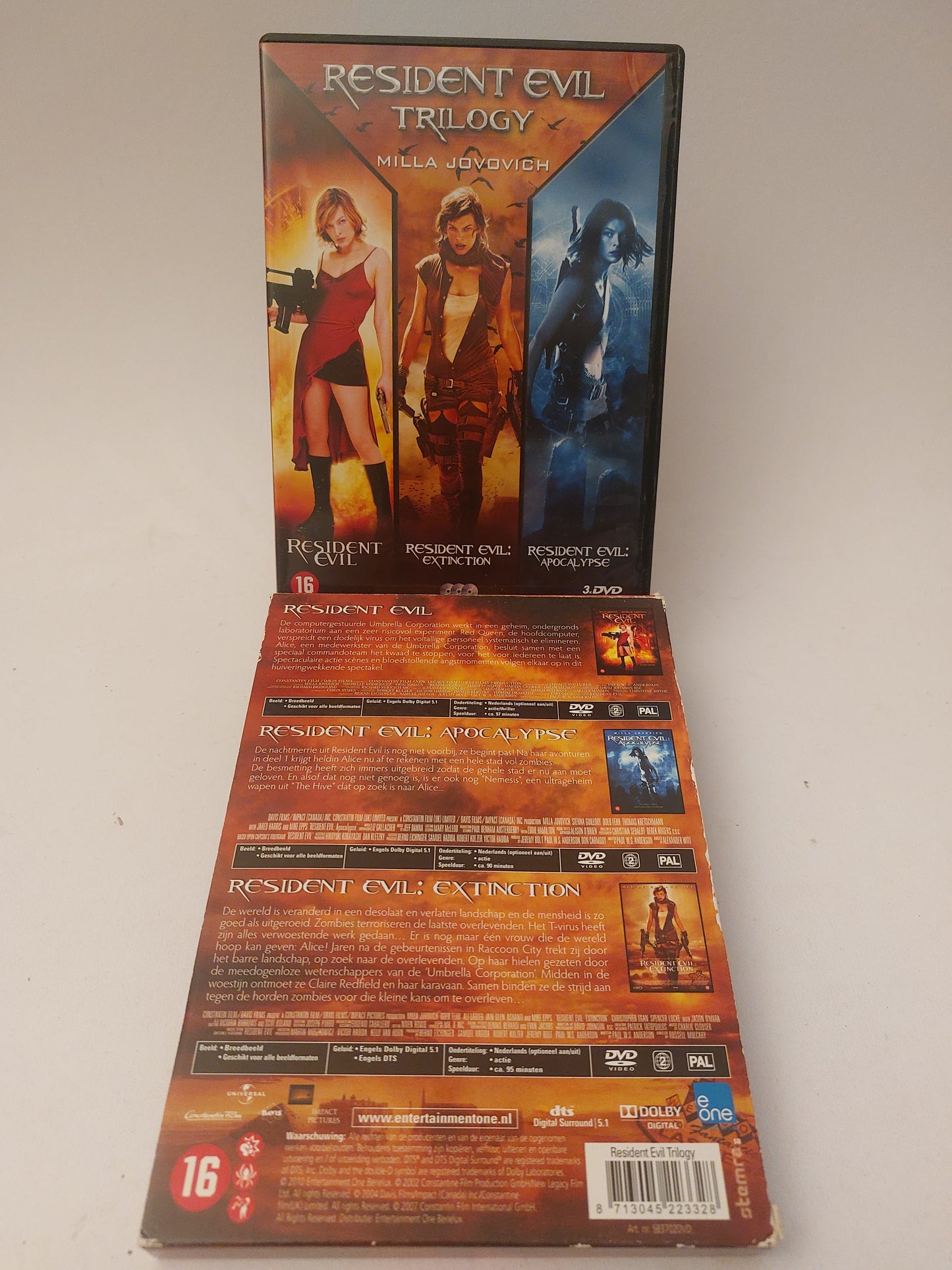 Resident Evil Trilogy Box Dvd