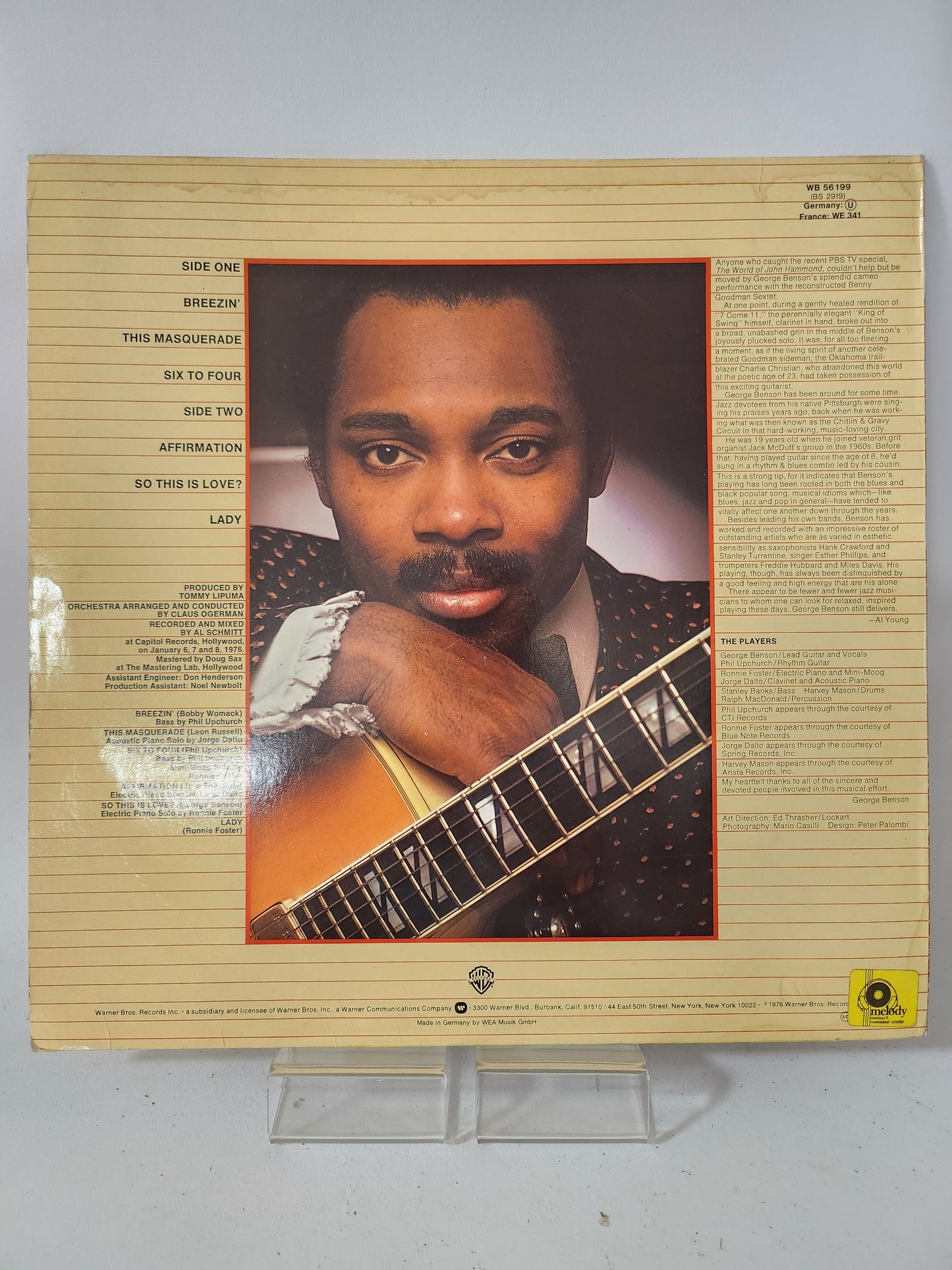 Breezin' George Benson LP Vinyl