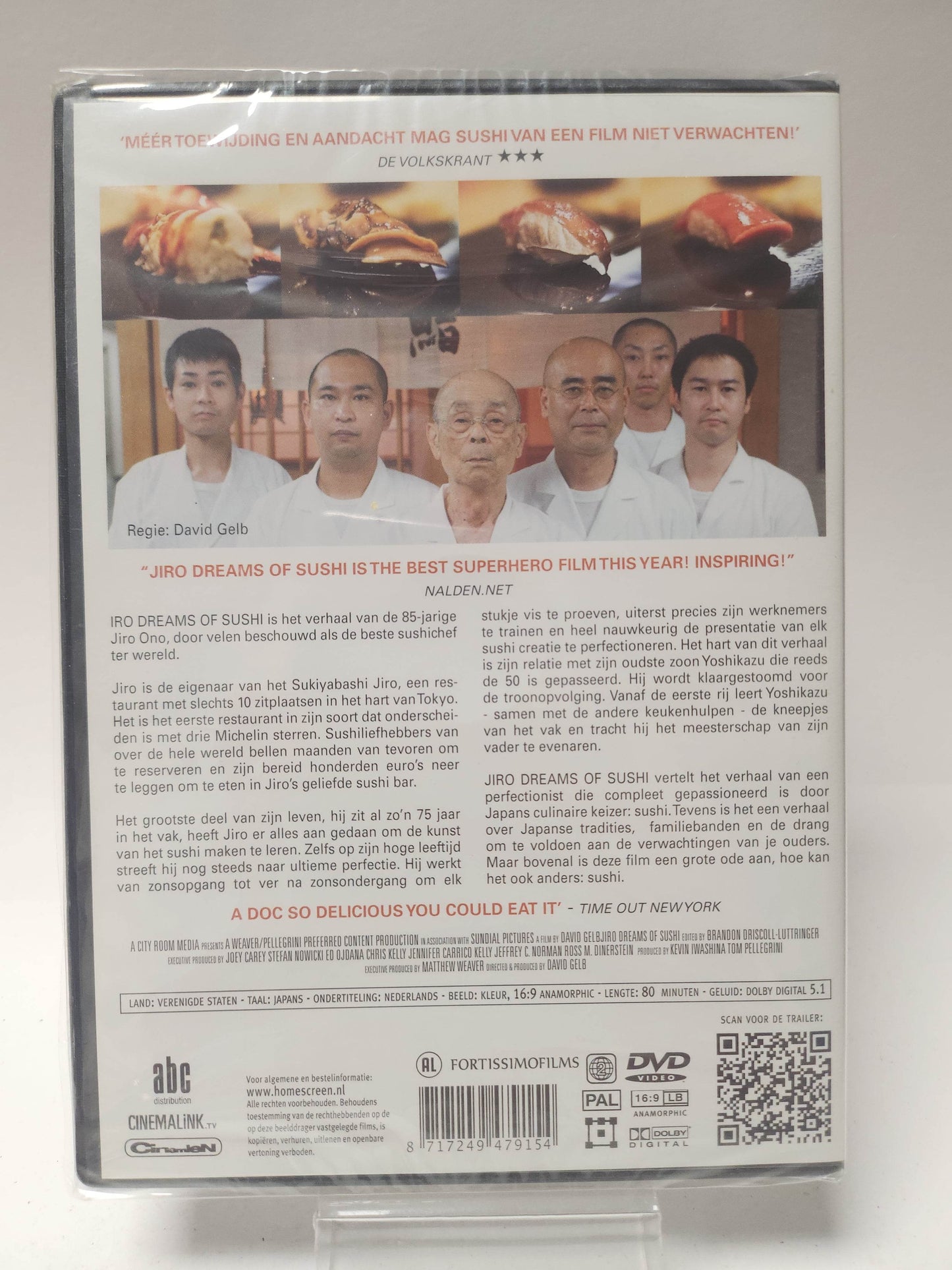 Jiro Dreams of Sushi geseald DVD - Feniks Gameshop