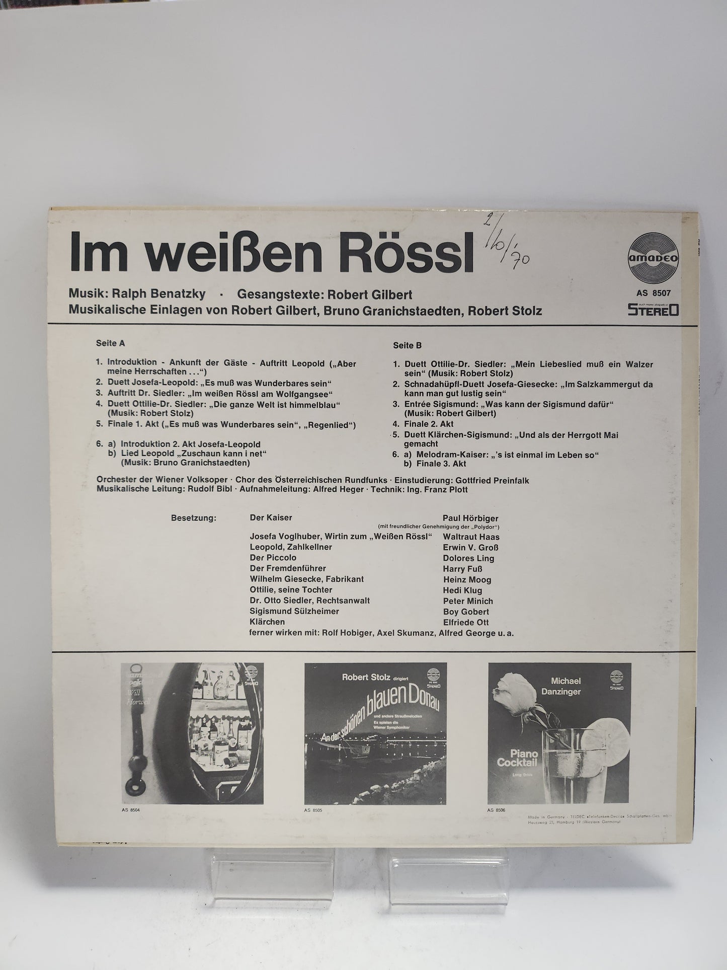 Im Weißen Rössl LP Vinyl
