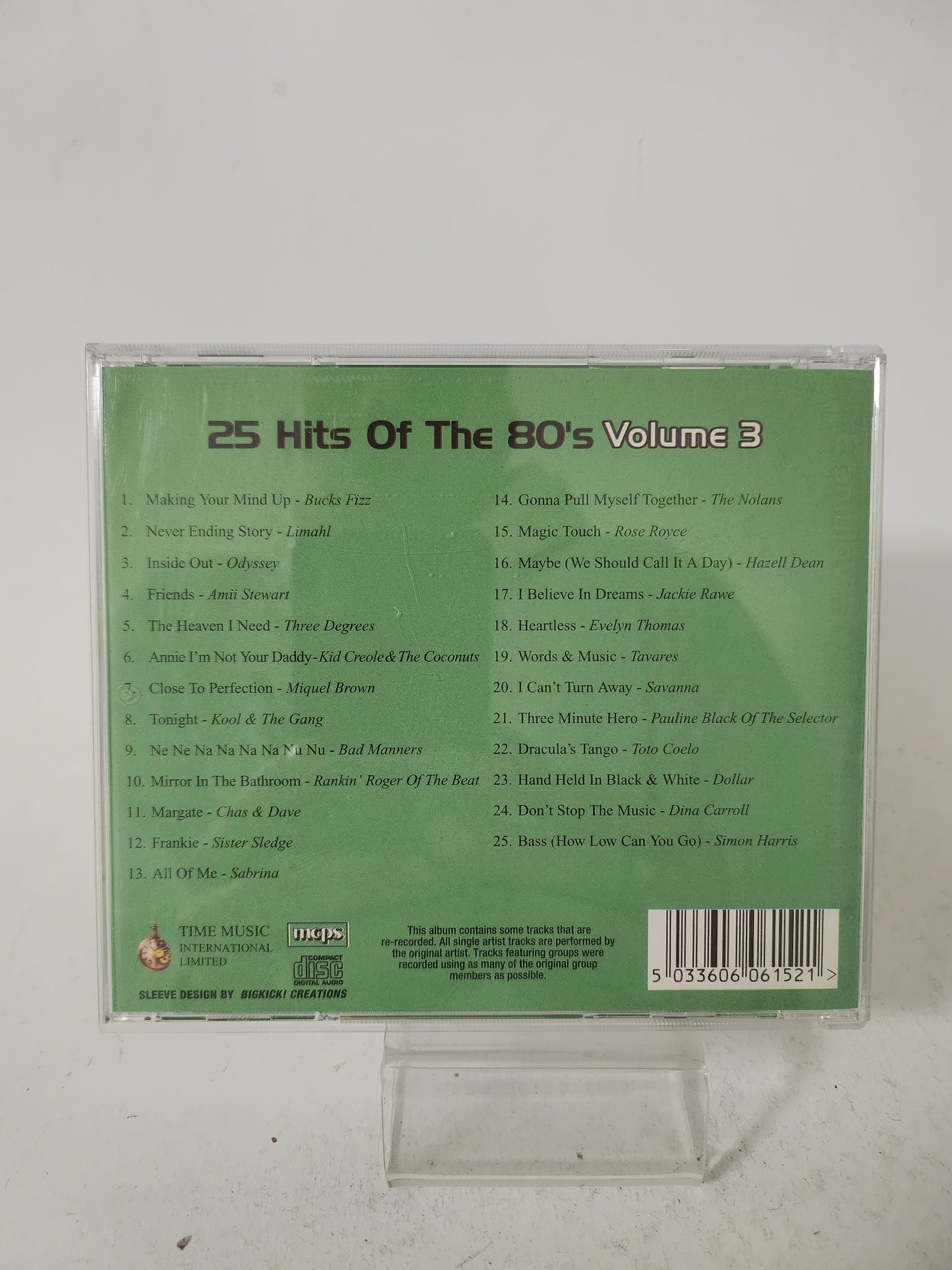 25 Hits of the 80's Volume 3 CD