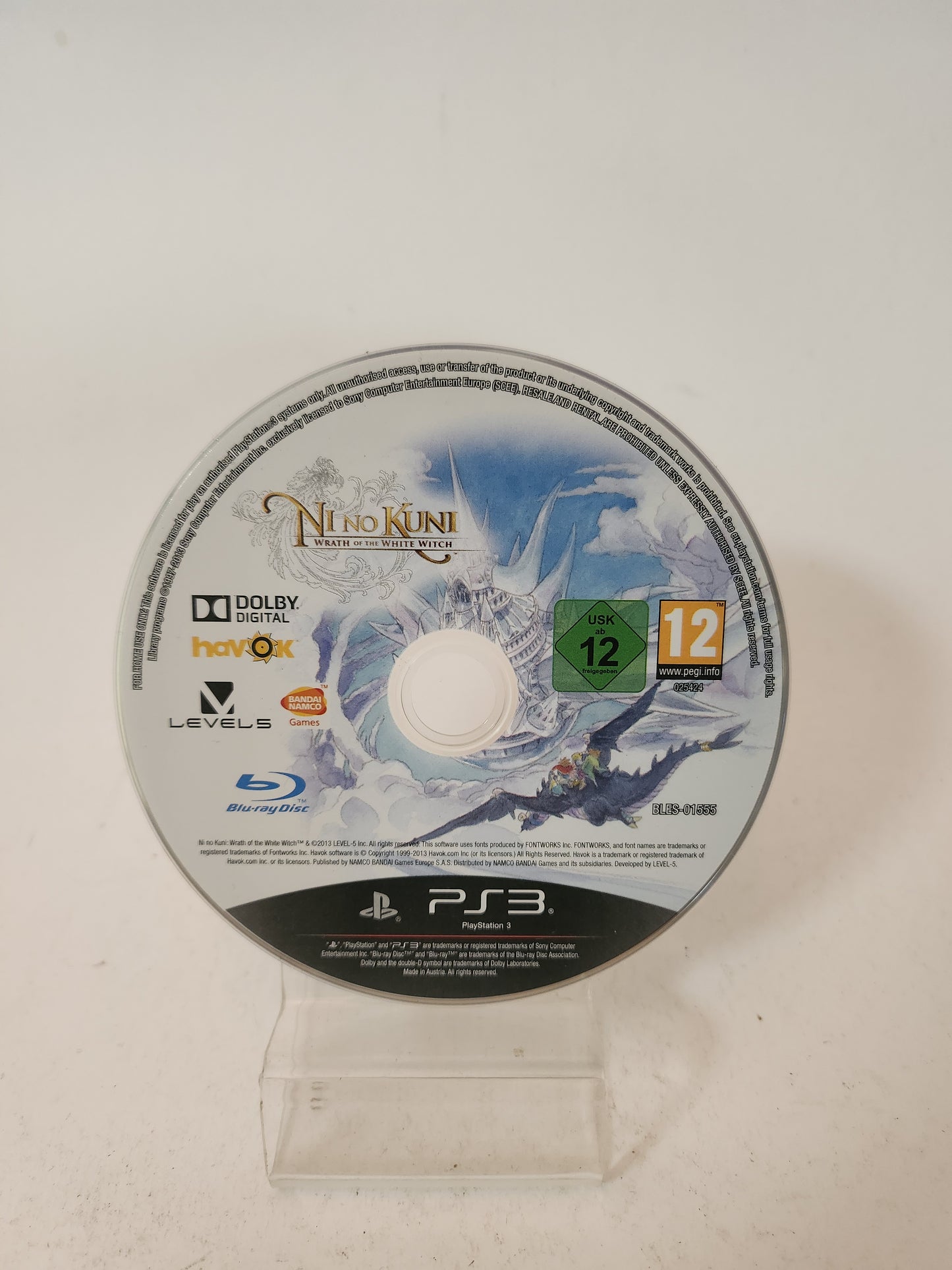 Ni no Kuni: Wrath of the White Witch (Disc Only) PlayStation 3