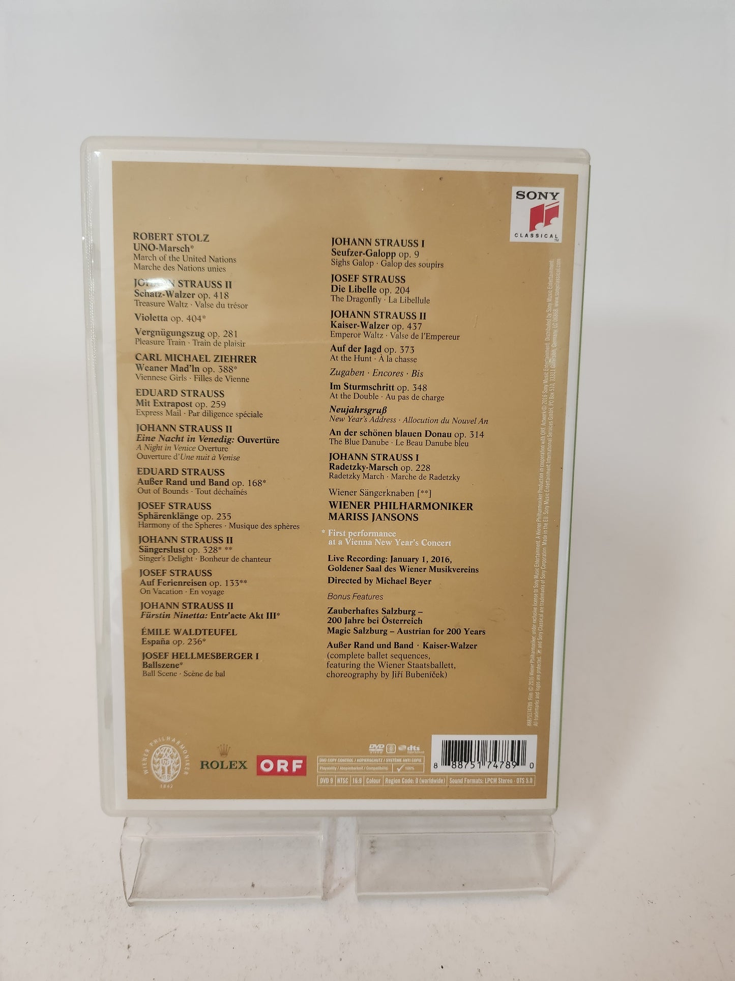 New Year's Concert 2016 Dvd Muziek